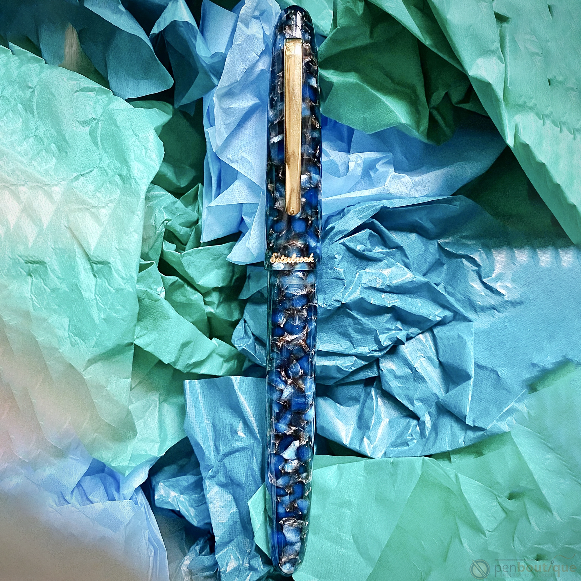 Esterbrook Estie OS Fountain Pen - Nouveau Bleu - Gold Trim - Pen Boutique Ltd