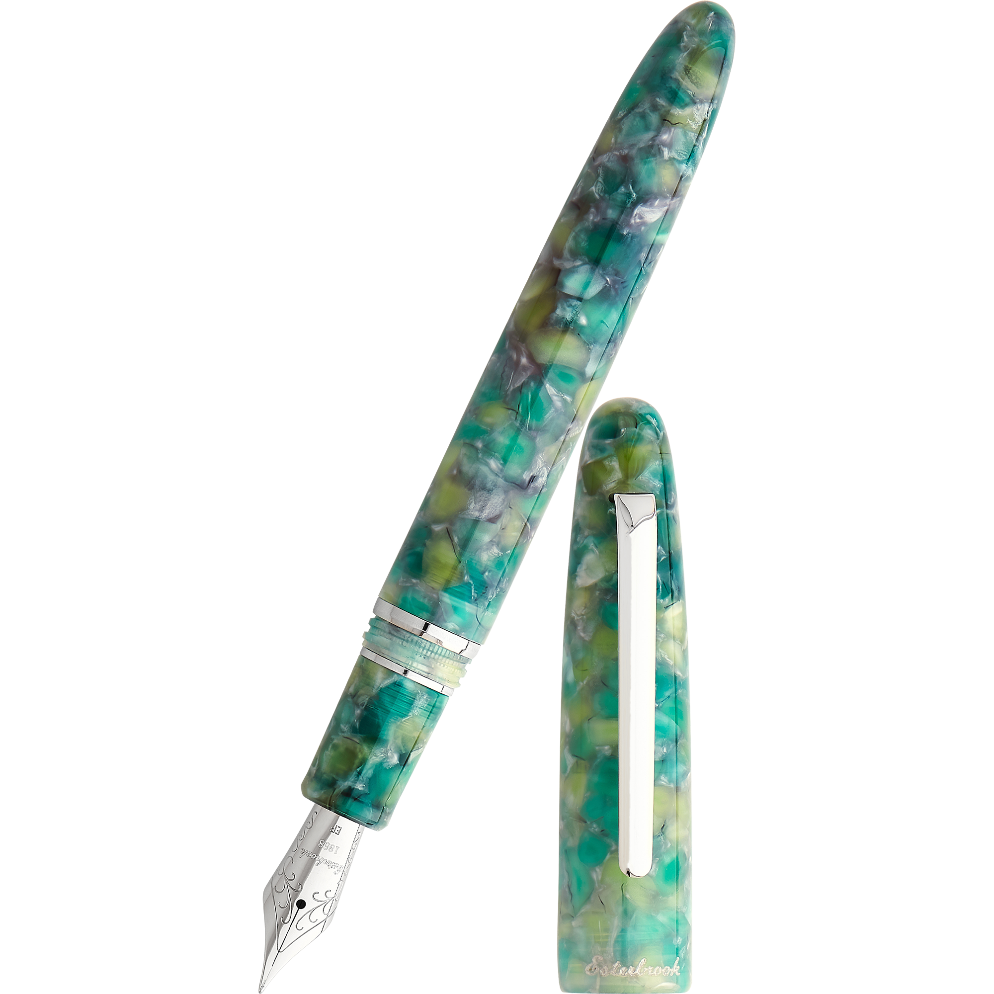 Esterbrook Estie Fountain Pen - Sea Glass - Palladium Trim - Pen Boutique Ltd