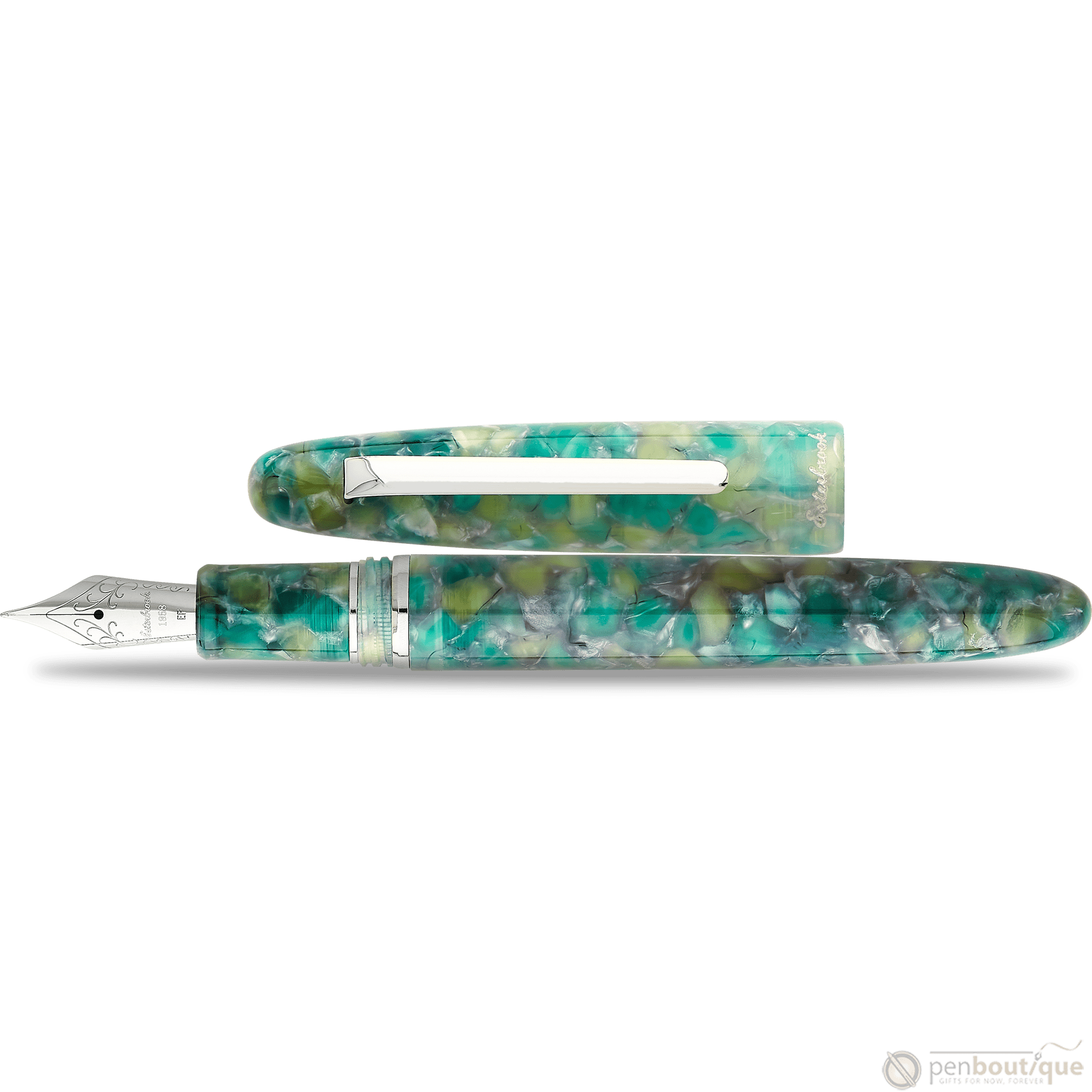 Esterbrook Estie Fountain Pen - Sea Glass - Palladium Trim - Pen Boutique Ltd