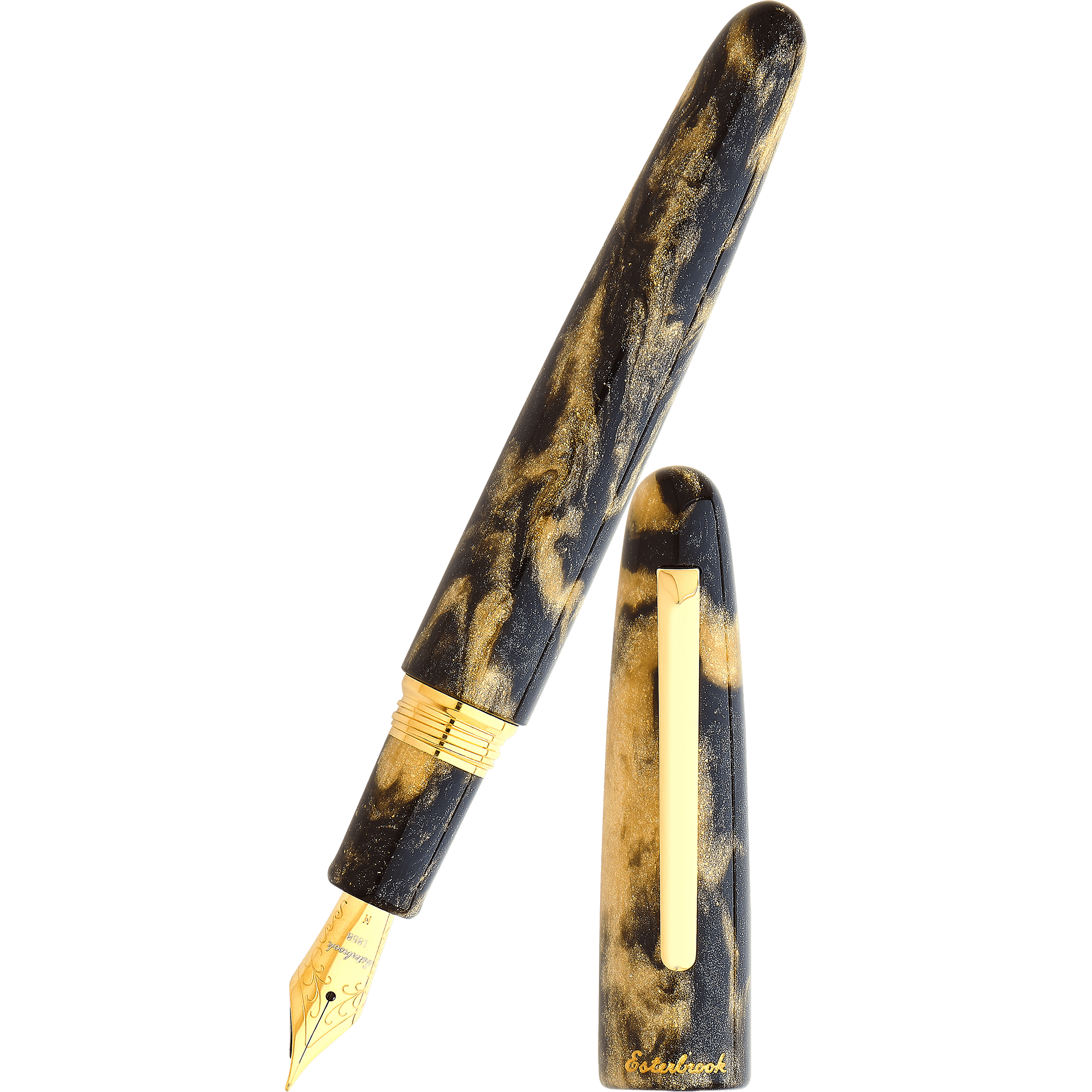 Esterbrook Estie OS Fountain Pen - Gold Rush Prospector Black - Pen Boutique Ltd