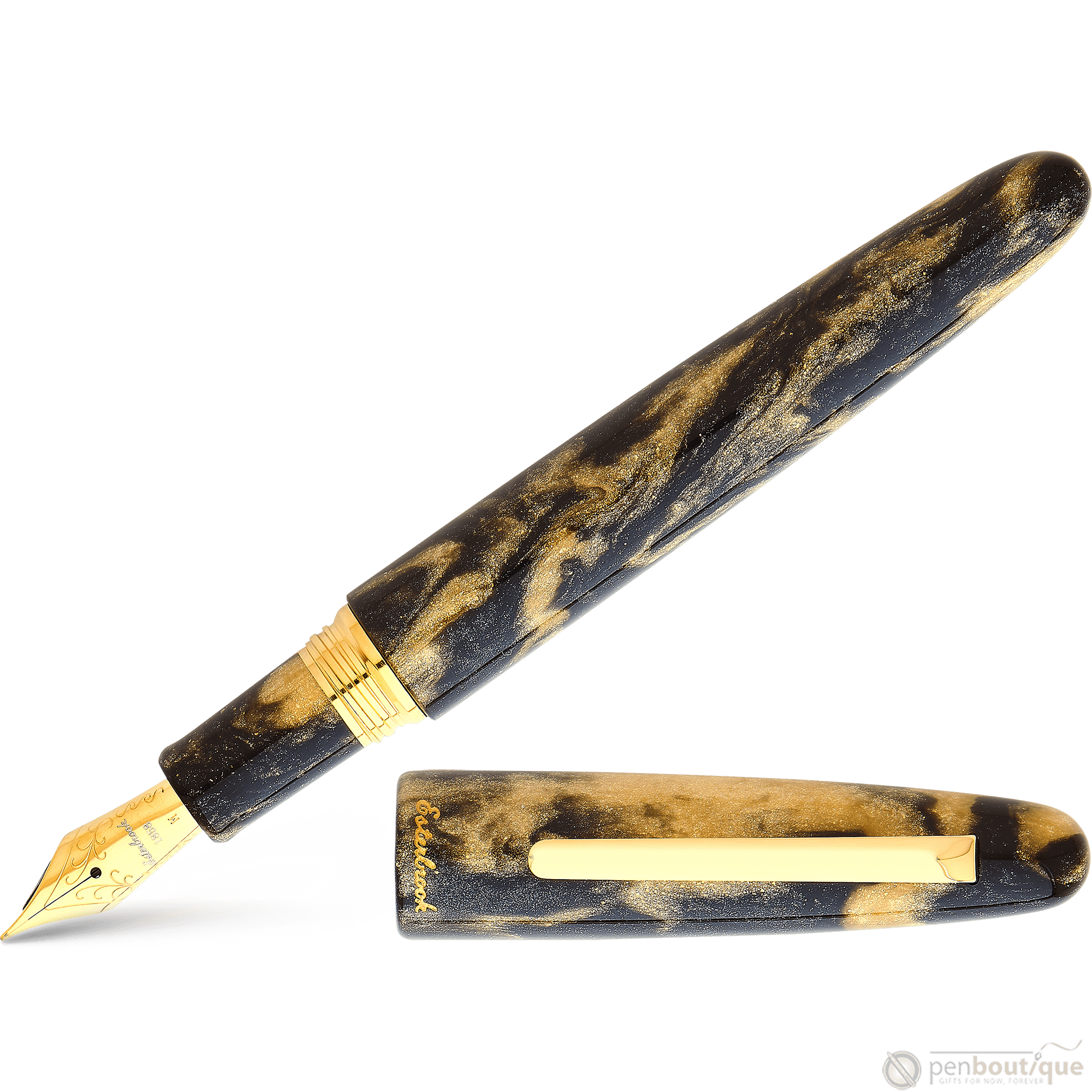 Esterbrook Estie OS Fountain Pen - Gold Rush Prospector Black - Pen Boutique Ltd