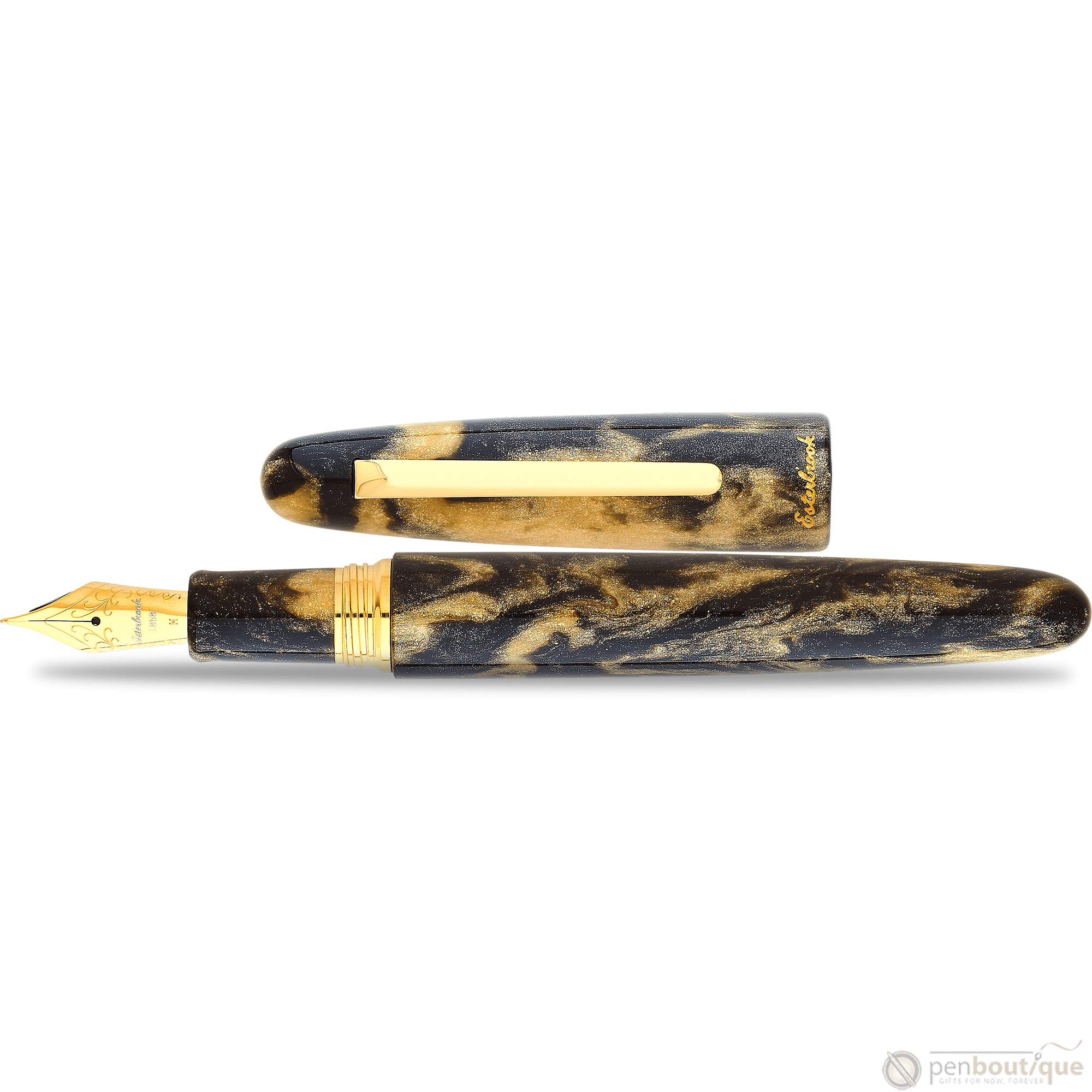 Esterbrook Estie OS Fountain Pen - Gold Rush Prospector Black - Pen Boutique Ltd