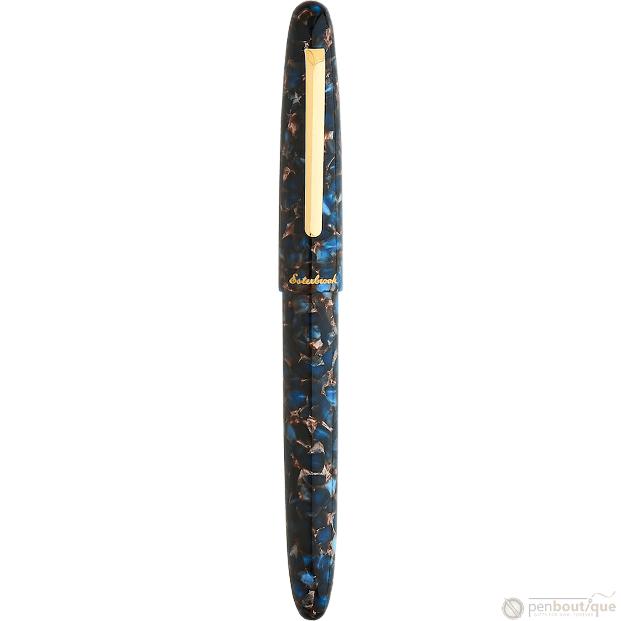 Esterbrook Estie Rollerball Pen - Nouveau Bleu - Gold Trim - Pen Boutique Ltd