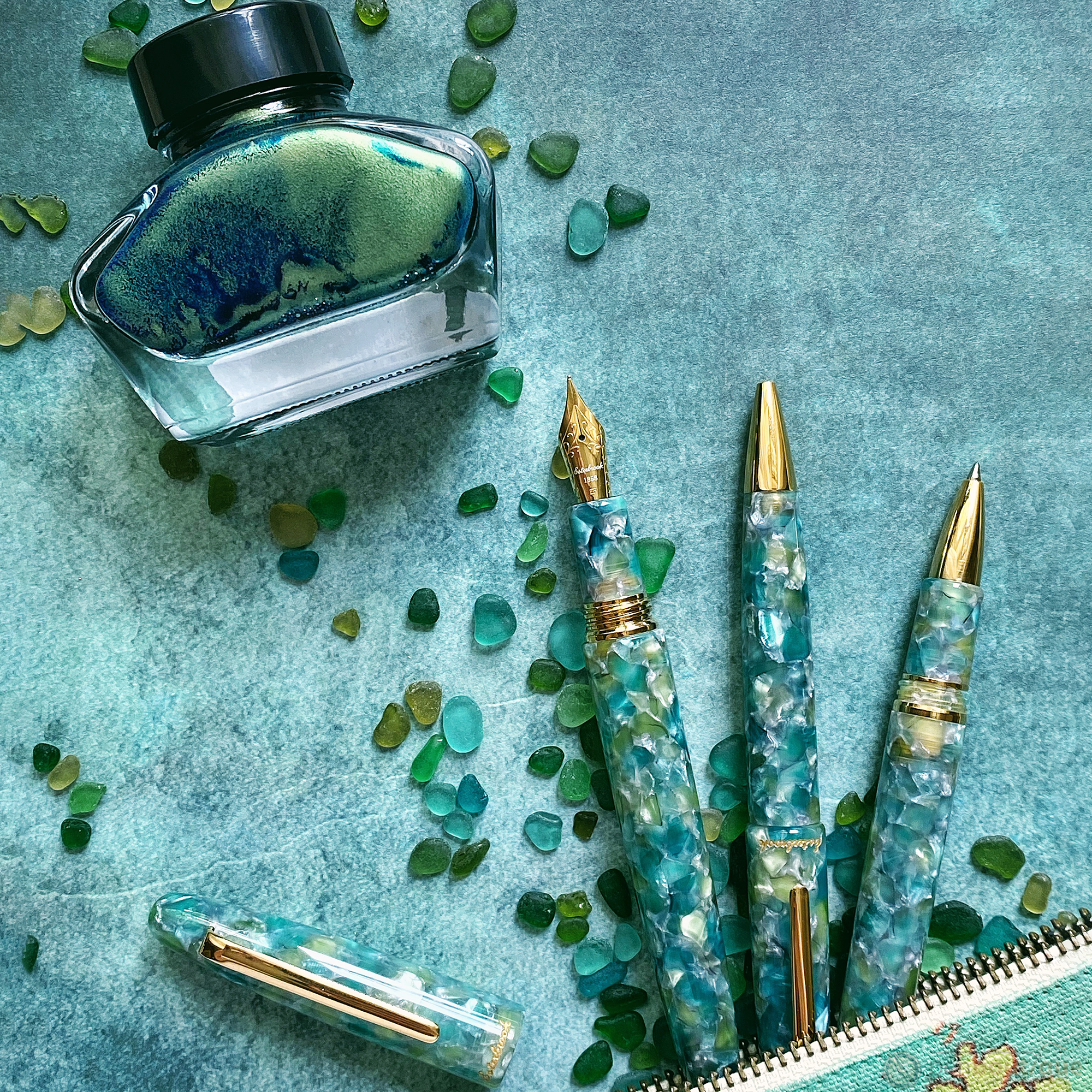 Esterbrook Estie OS Fountain Pen - Sea Glass - Pen Boutique Ltd