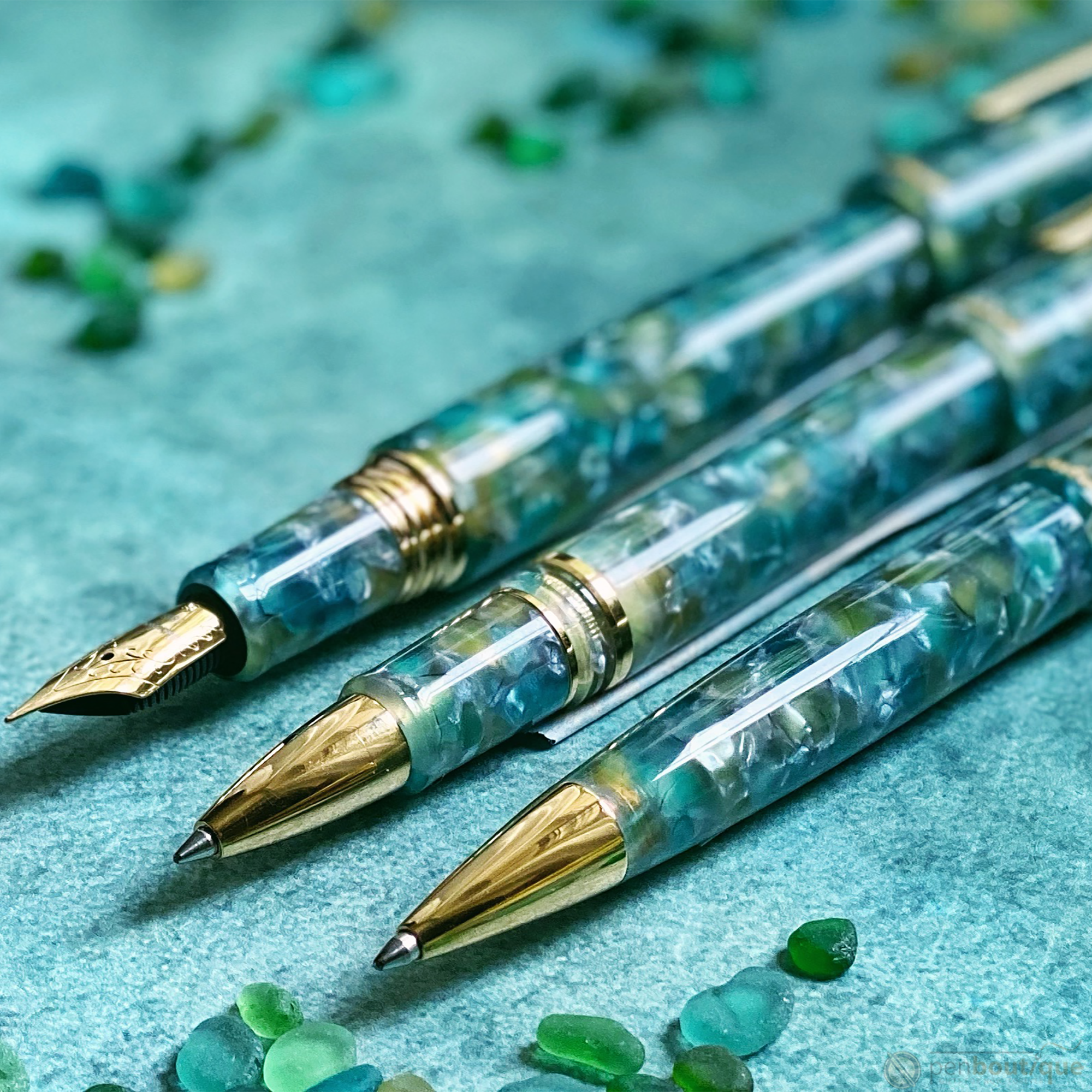 Esterbrook Estie OS Fountain Pen - Sea Glass - Pen Boutique Ltd