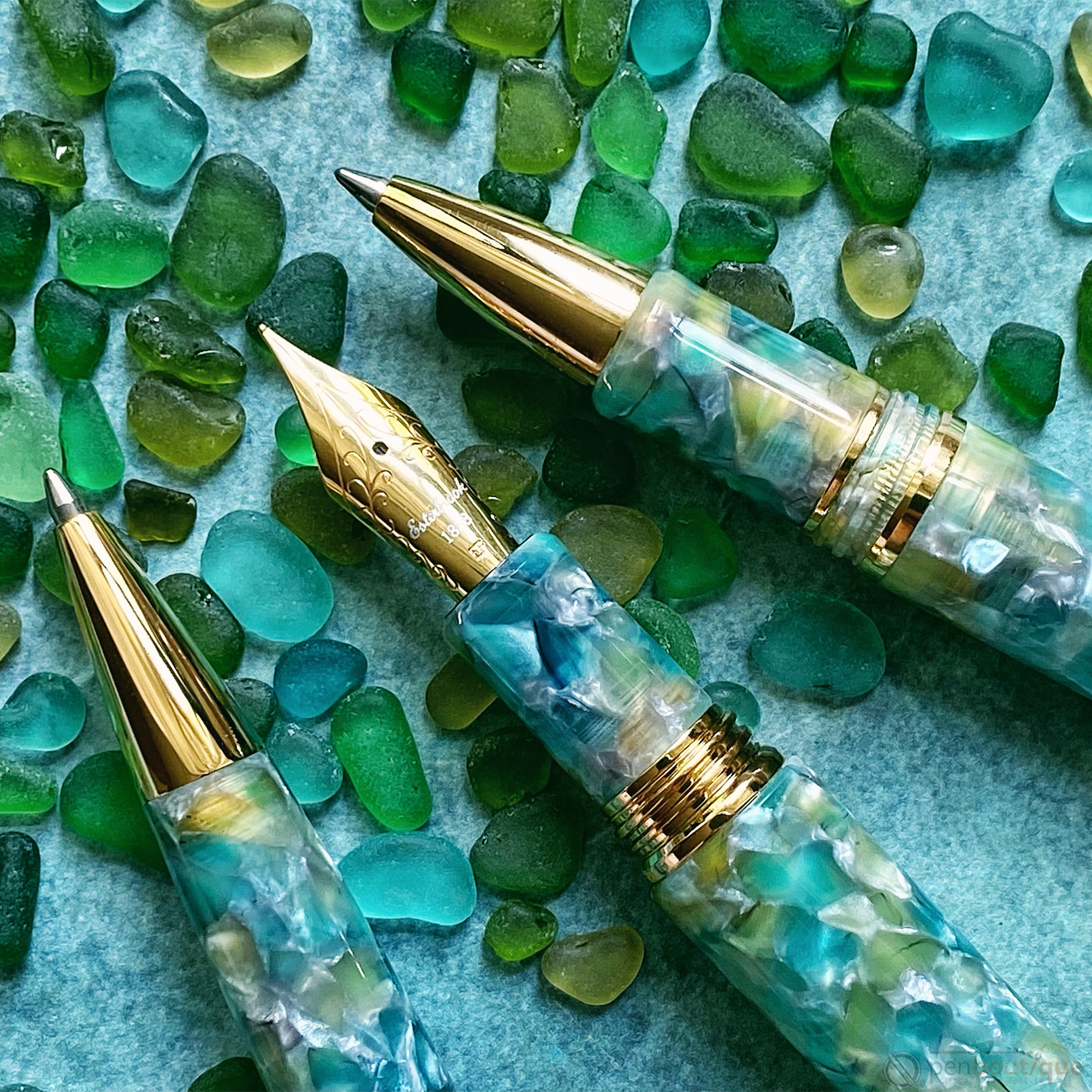 Esterbrook Estie Rollerball Pen - Sea Glass - Pen Boutique Ltd