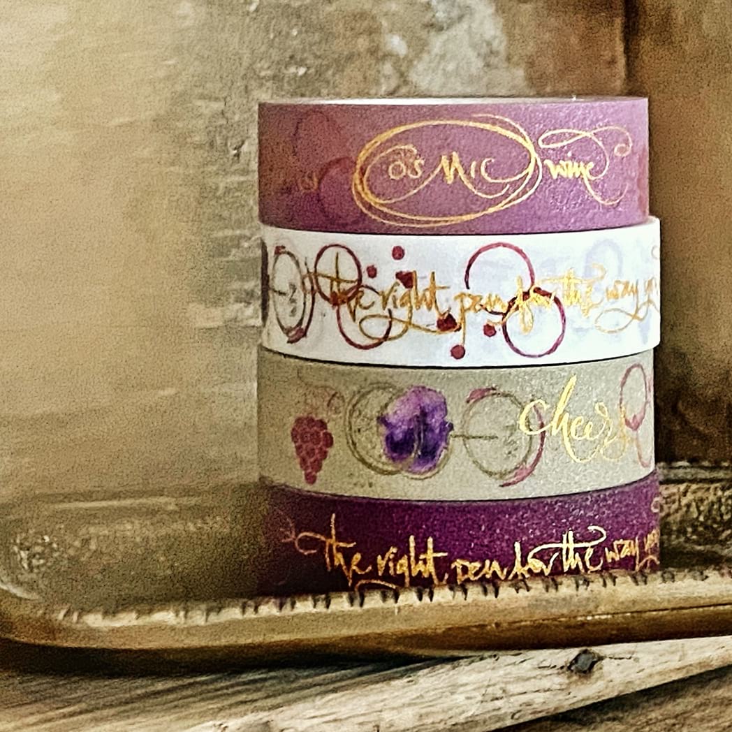 Esterbrook Washi Tape Set - Cosmic Wine - Pen Boutique Ltd