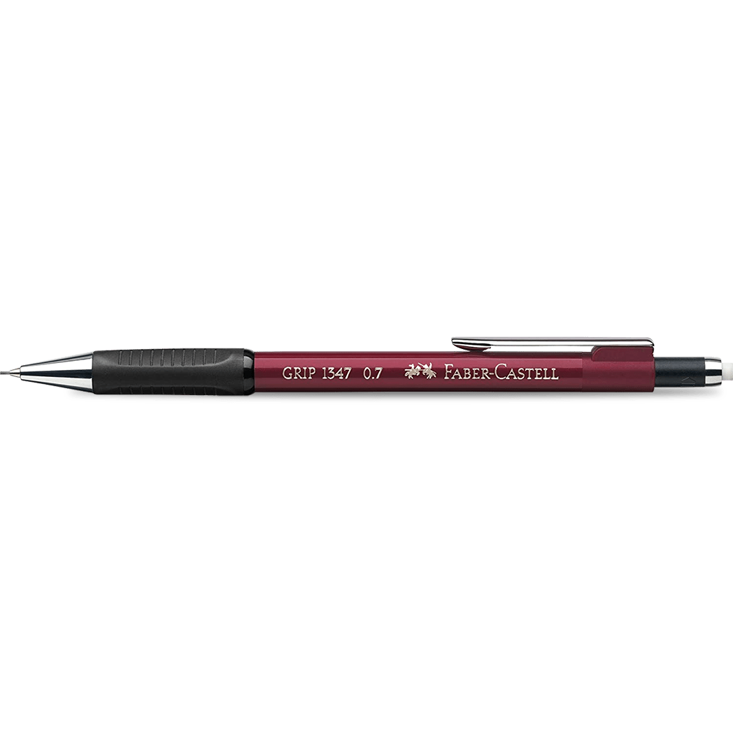 Faber - Castell Grip 1347 Mechanical Pencil - Red - 0.7mm - Pen Boutique Ltd