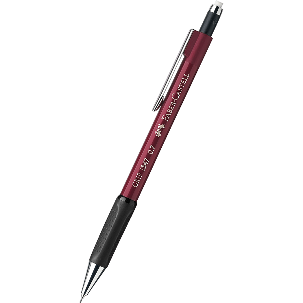 Faber - Castell Grip 1347 Mechanical Pencil - Red - 0.7mm - Pen Boutique Ltd