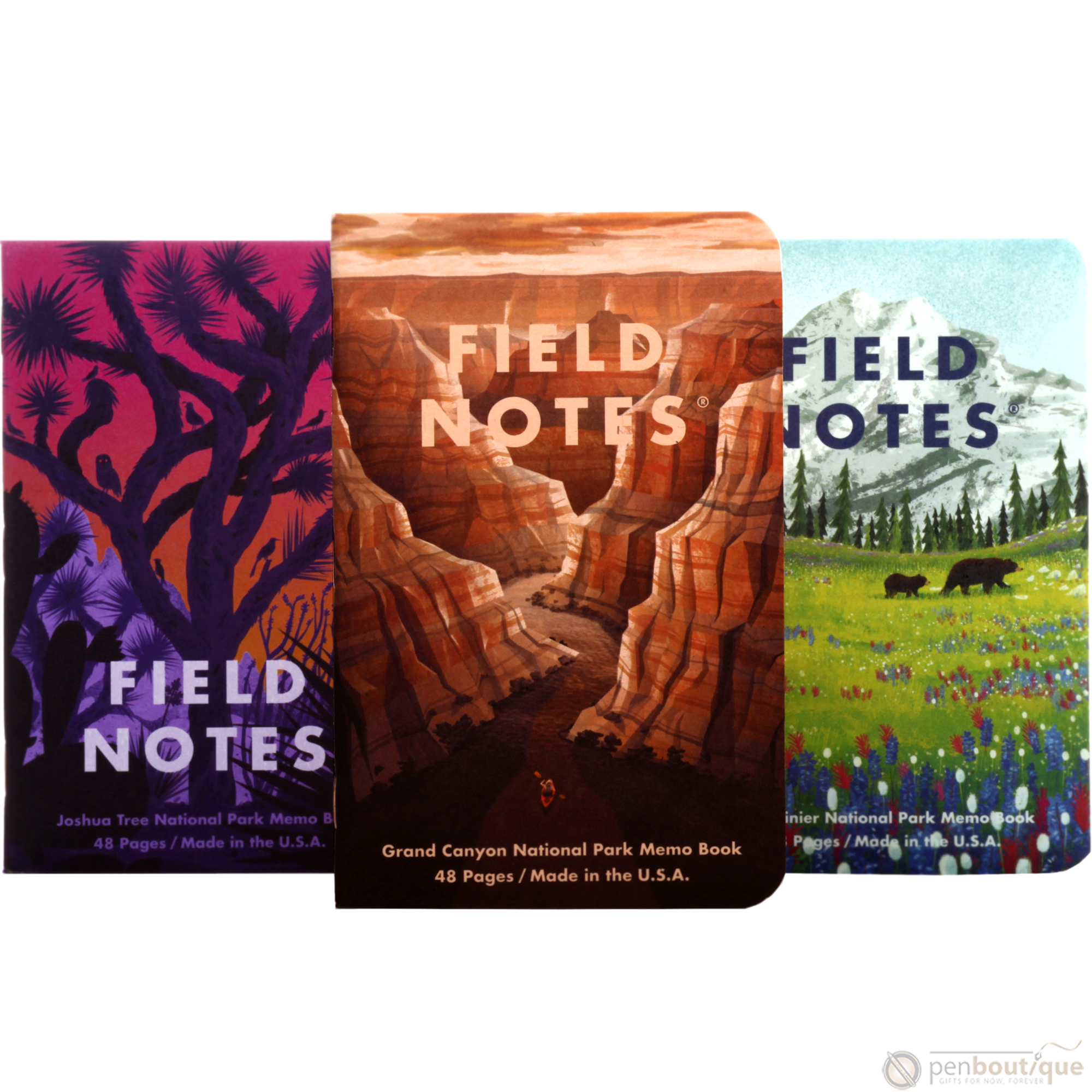 Field Notes Summer National Parks Edition 3-pack 3.5" x 5.5" - Pen Boutique Ltd