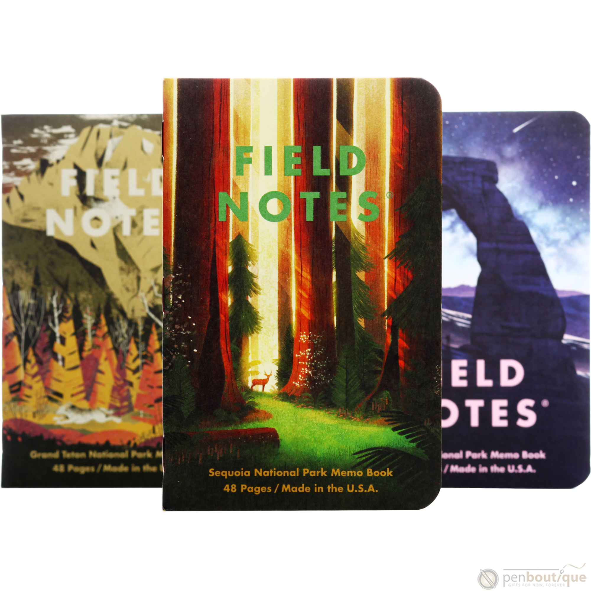 Field Notes Summer National Parks Edition 3-pack 3.5" x 5.5" - Pen Boutique Ltd