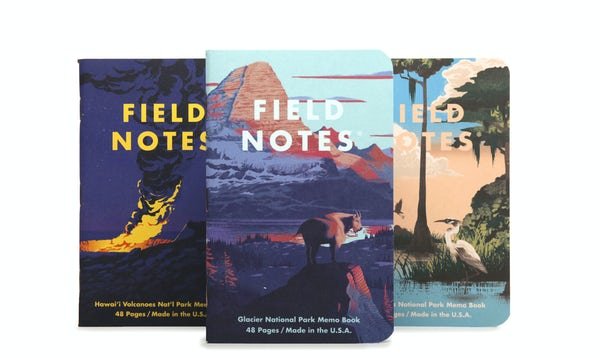 Field Notes Summer National Parks Edition 3-pack 3.5" x 5.5" - Pen Boutique Ltd