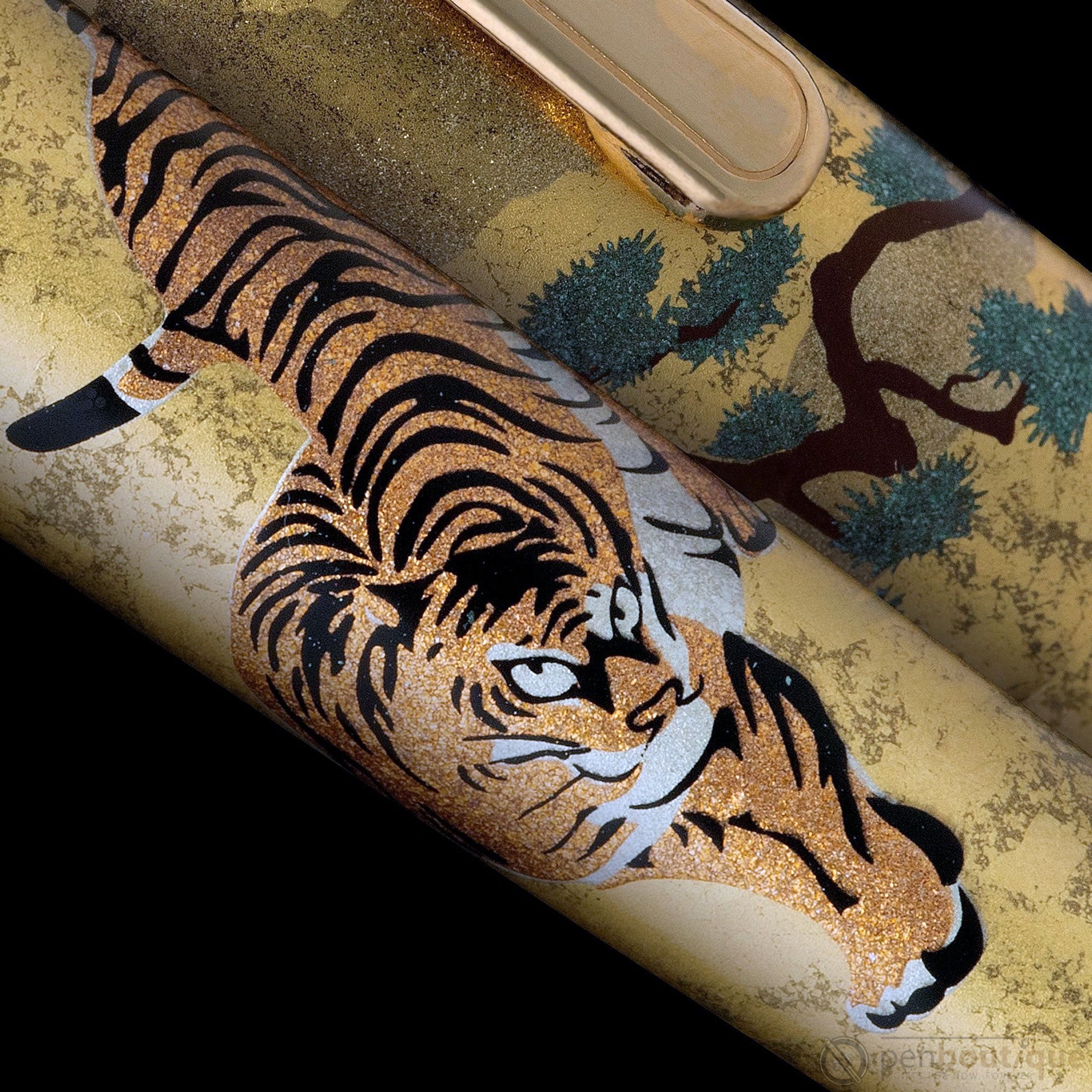 Platinum 3776 Century Fountain Pen - Kanazawa-Haku - Matsu-Tora - Pen Boutique Ltd