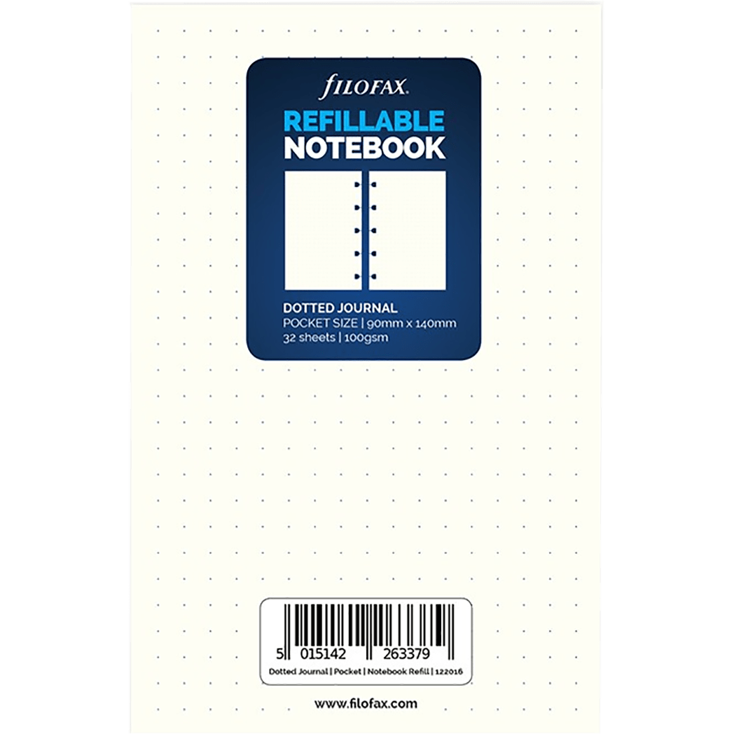 Filofax Pocket Notebook Refill - Pen Boutique Ltd