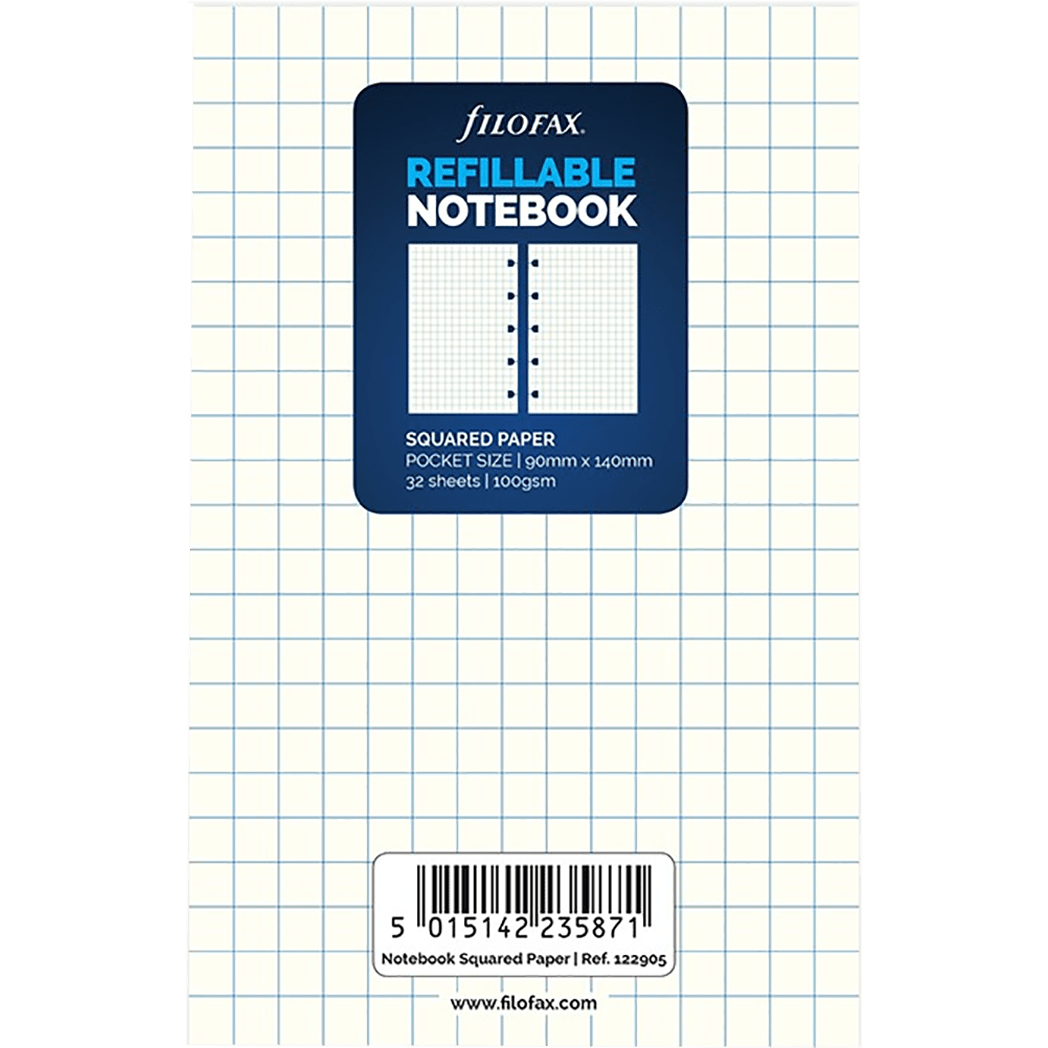 Filofax Pocket Notebook Refill - Pen Boutique Ltd