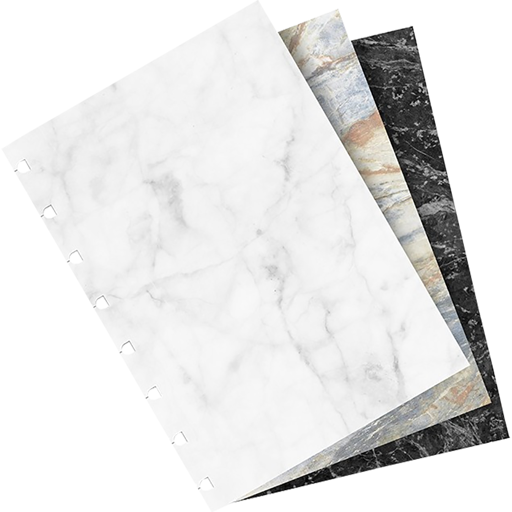 Filofax Notebook Marbled Refill - A5 - Pen Boutique Ltd
