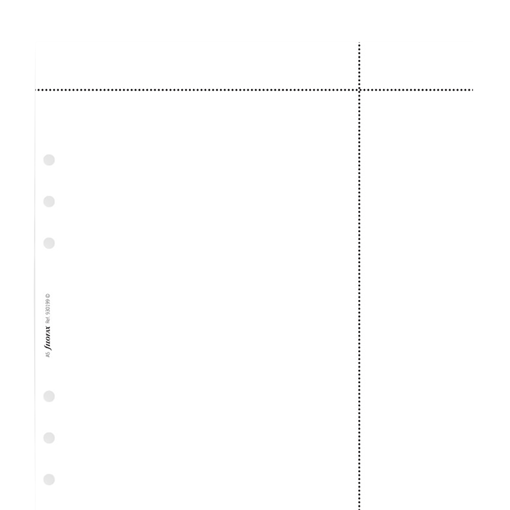 Filofax Personal White Computer Paper Refill - Pen Boutique Ltd