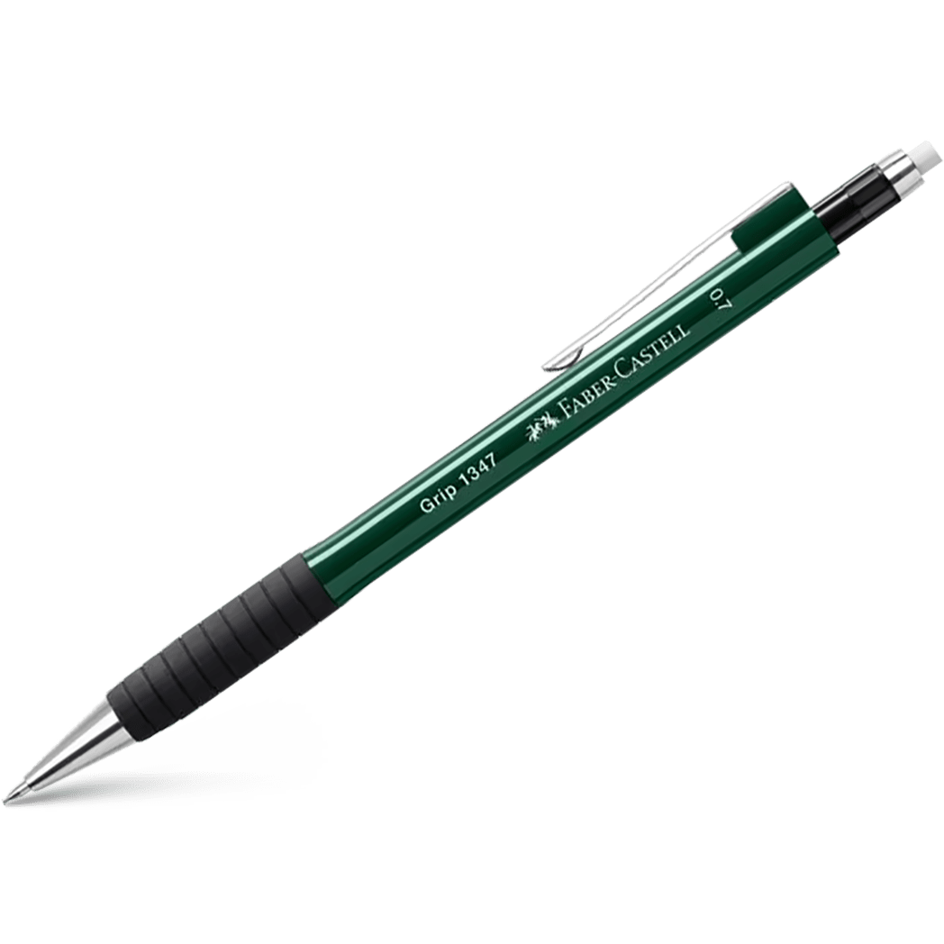 Faber-Castell Grip 1347 Mechanical Pencil - Green - 0.7mm - Pen Boutique Ltd