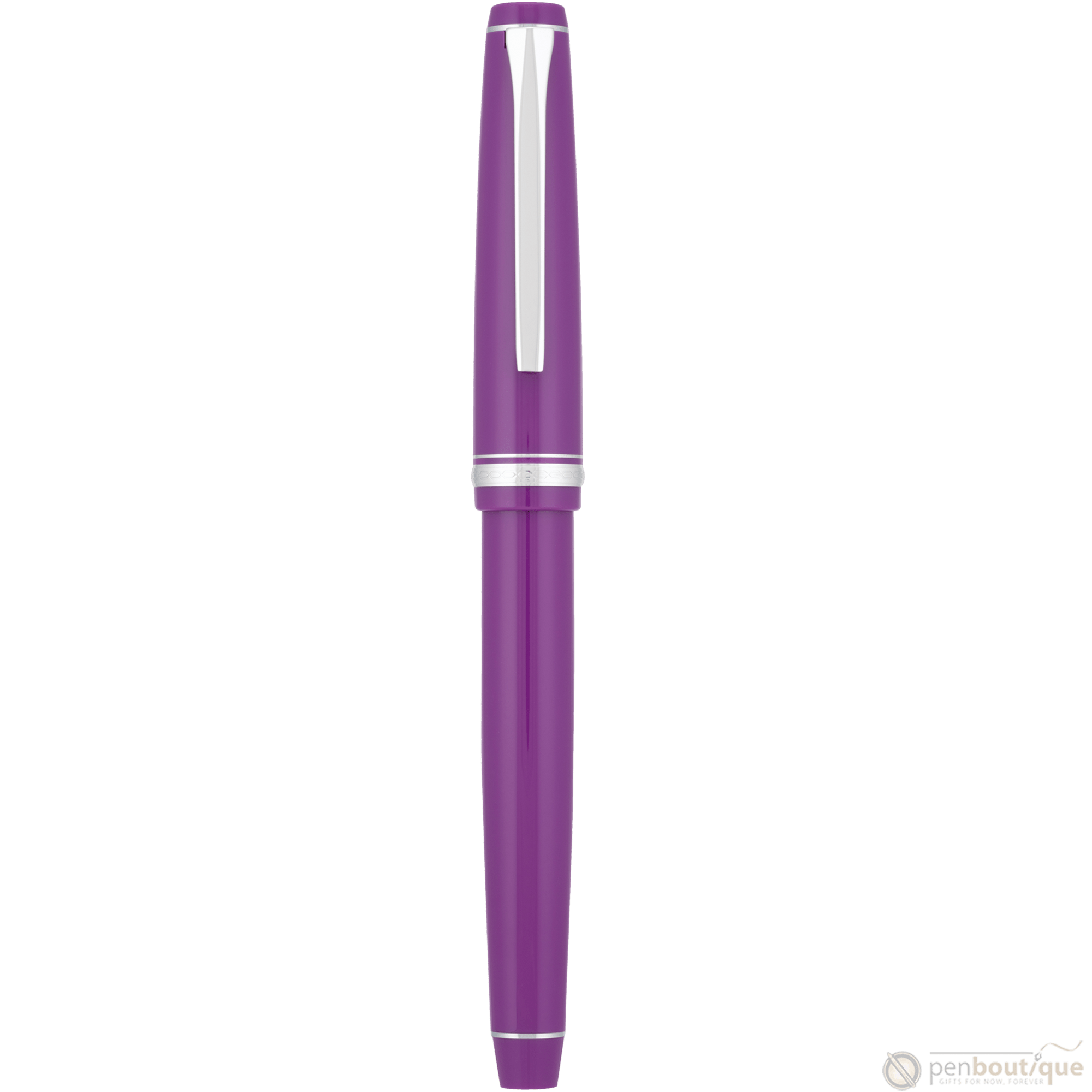 Pilot Falcon Fountain Pen - Plum Purple - Rhodium Trim - Pen Boutique Ltd