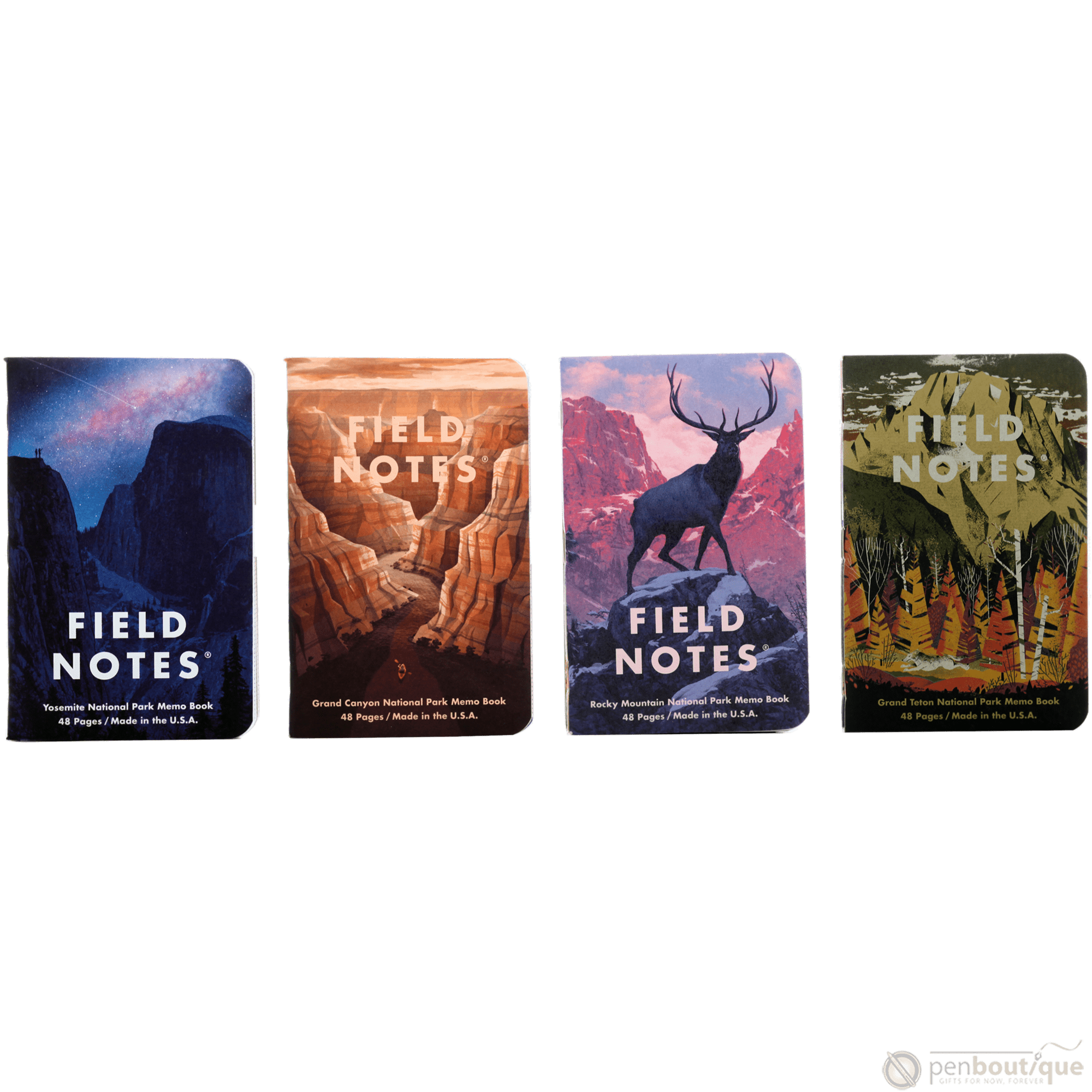 Field Notes Summer National Parks Edition 3-pack 3.5" x 5.5" - Pen Boutique Ltd