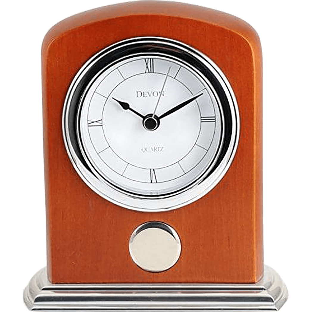 Hampton Haddon Arched Cherrywood Clock - Pen Boutique Ltd