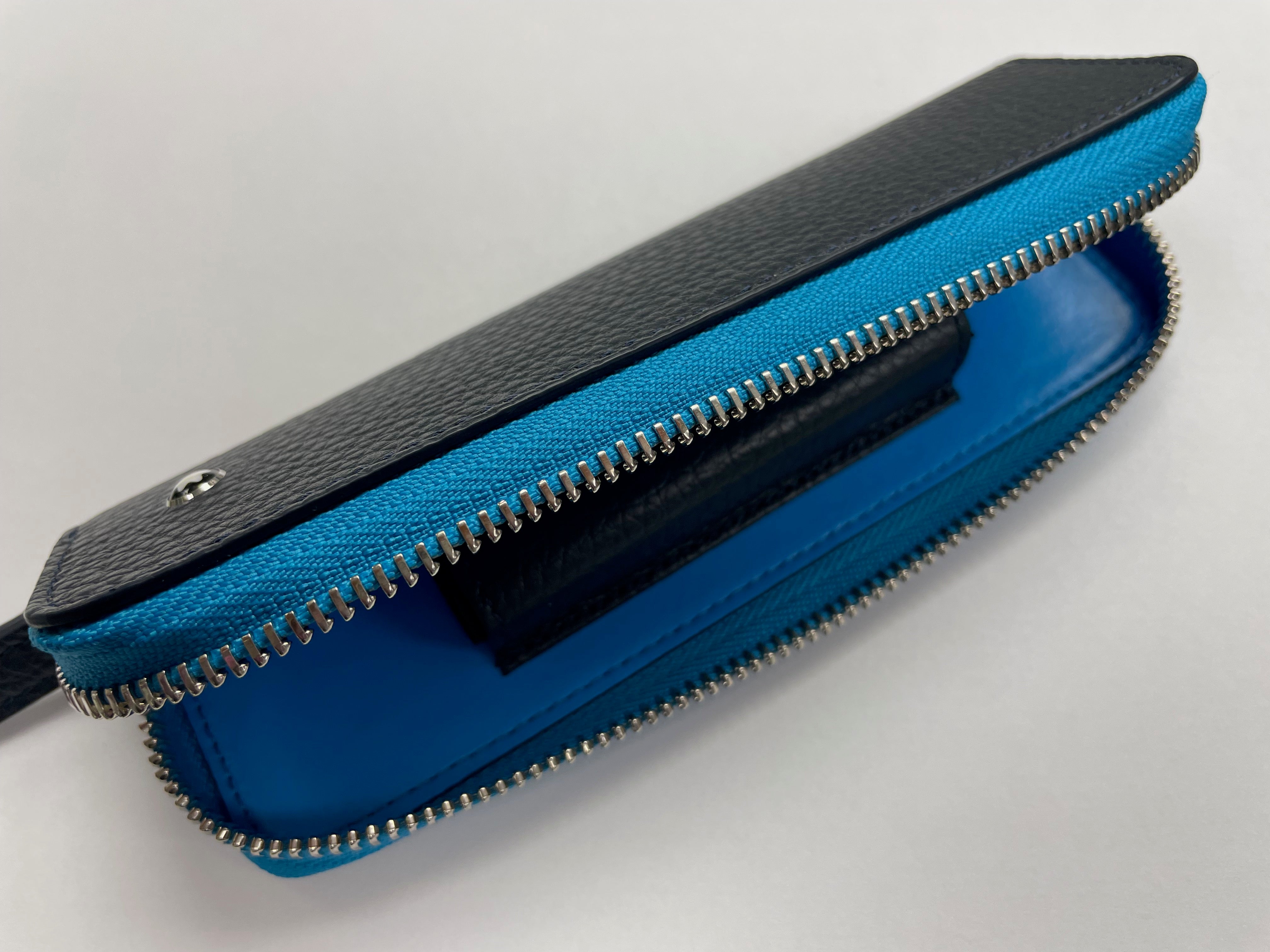Montblanc Meisterstuck Soft Grain My Office 1 pen zip AR Blue&Clay - Pen Boutique Ltd
