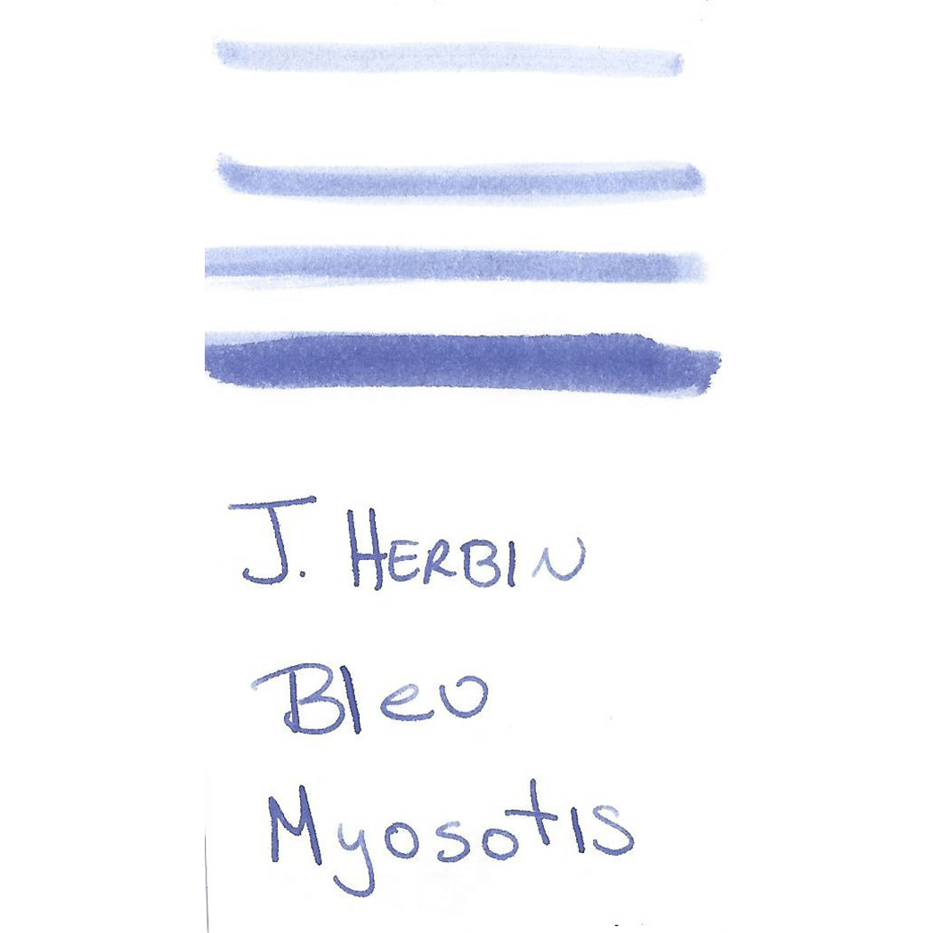 J. Herbin Fountain Pen Bleu Myosotis Ink Cartridge - Pen Boutique Ltd