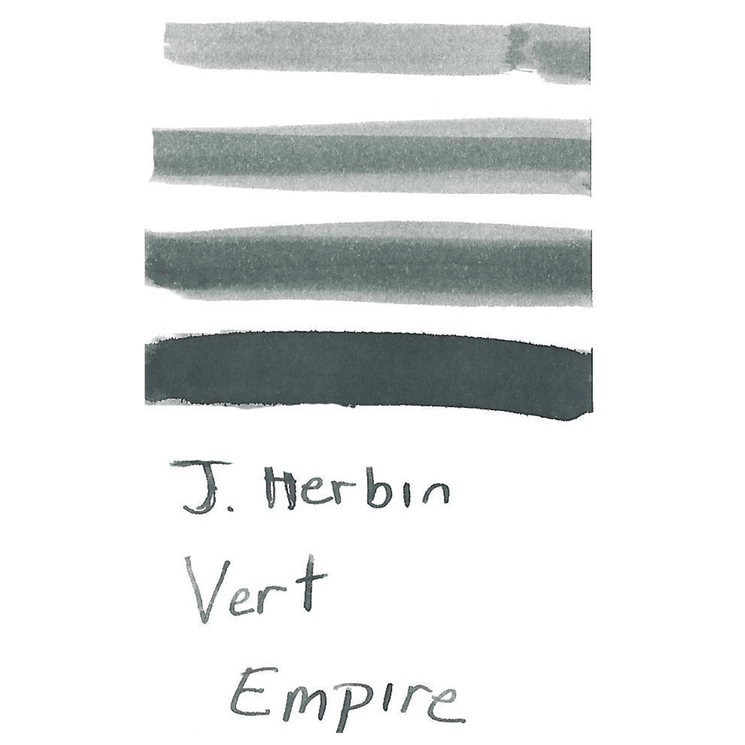 J. Herbin Fountain Pen Vert Empire Ink Cartridge - Pen Boutique Ltd