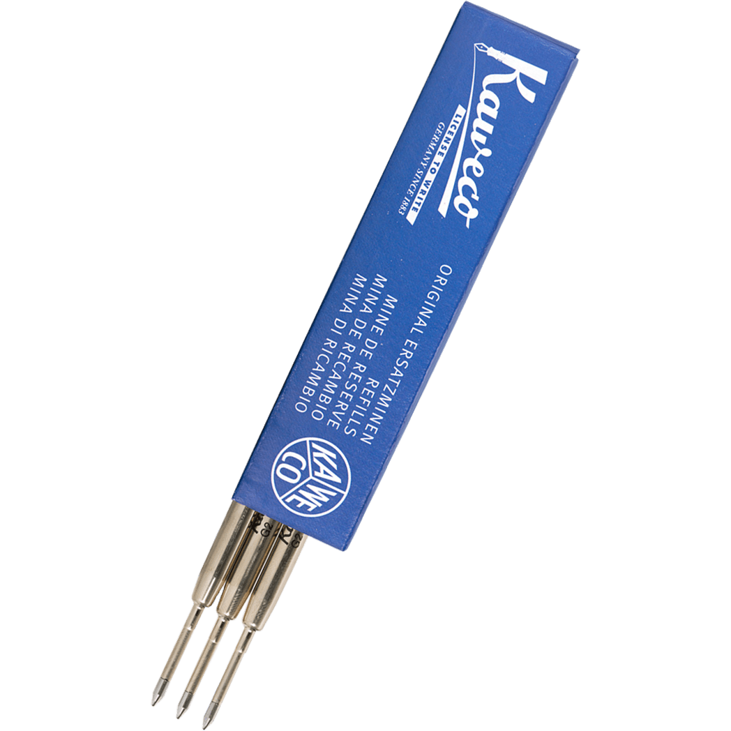 Kaweco Soul G2 Blue 0.8 F Ballpoint Refill - 3 pcs - Pen Boutique Ltd