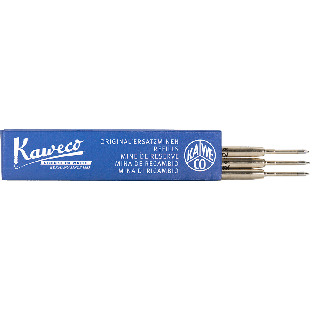 Kaweco Soul G2 Blue 0.8 F Ballpoint Refill - 3 pcs - Pen Boutique Ltd