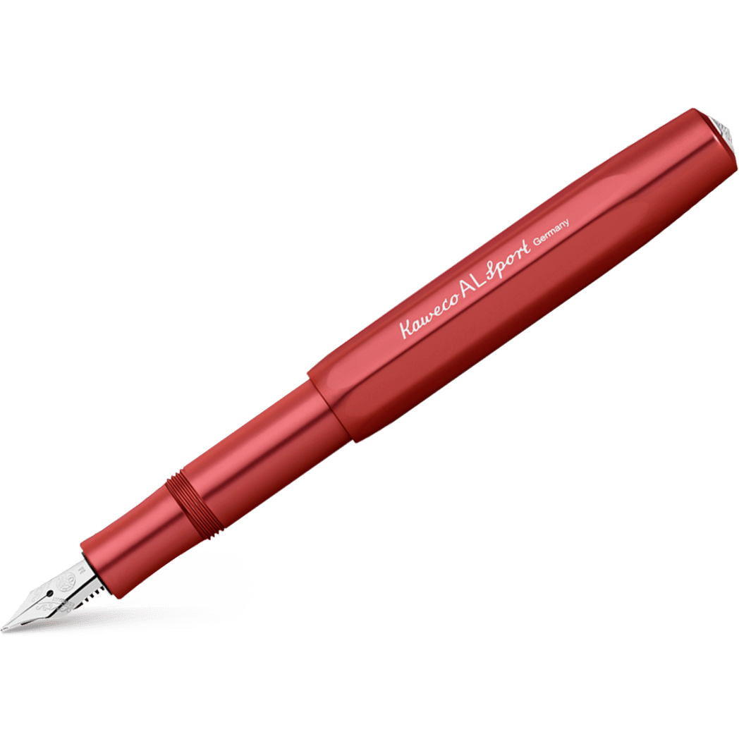 Kaweco AL Sport Fountain Pen - Red - Pen Boutique Ltd