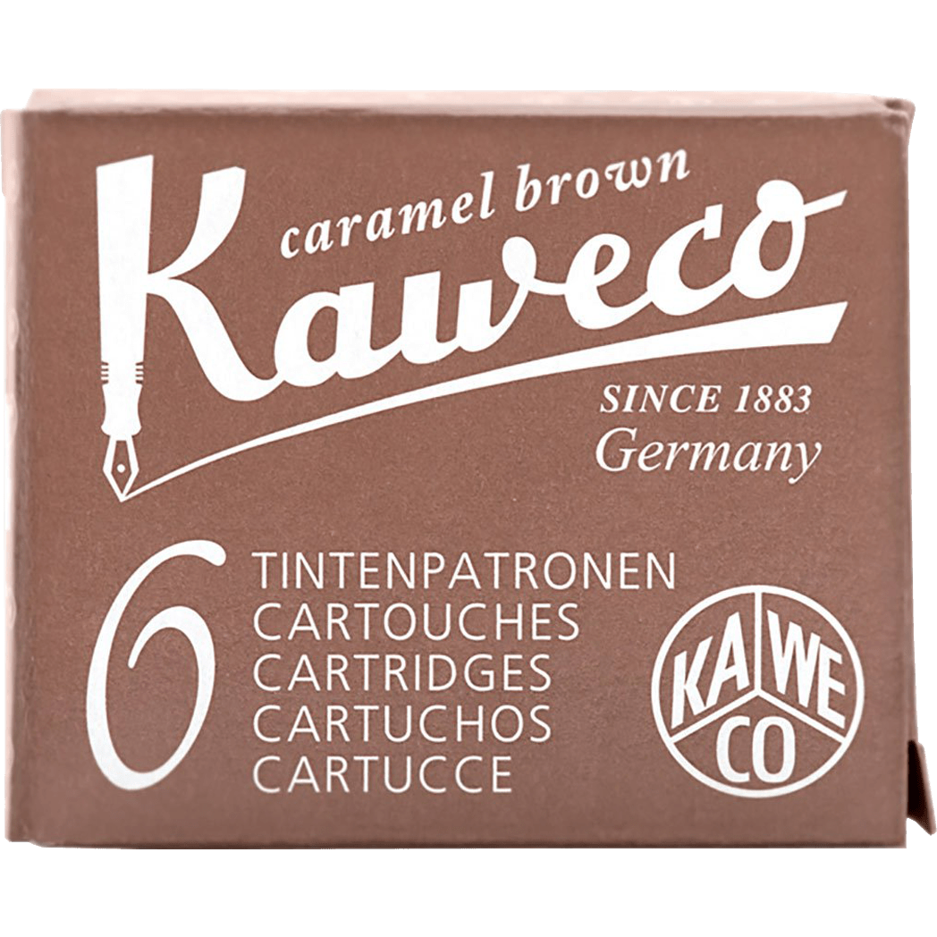Kaweco Ink Cartridges - 6 pieces - Caramel Brown - Pen Boutique Ltd