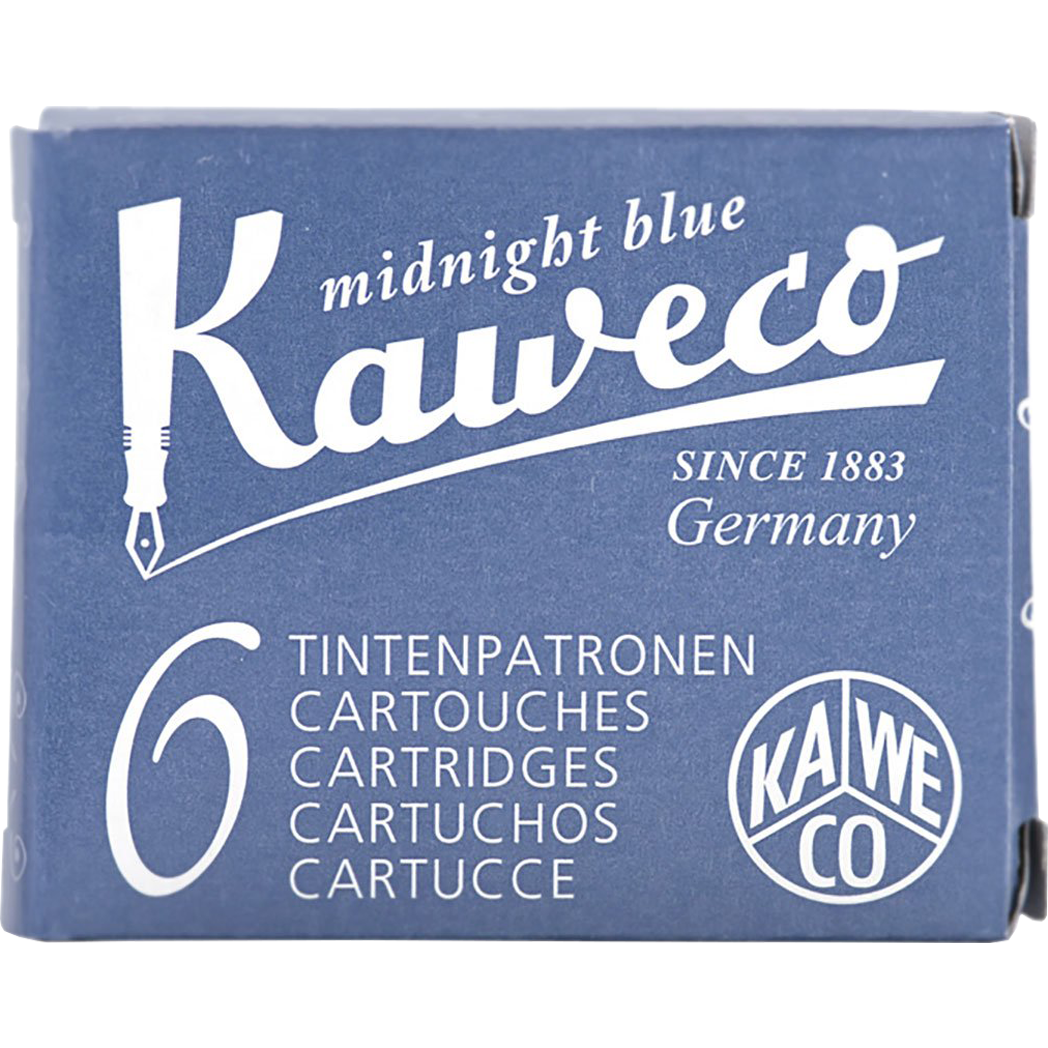 Kaweco Ink Cartridges - 6 pieces - Midnight Blue - Pen Boutique Ltd