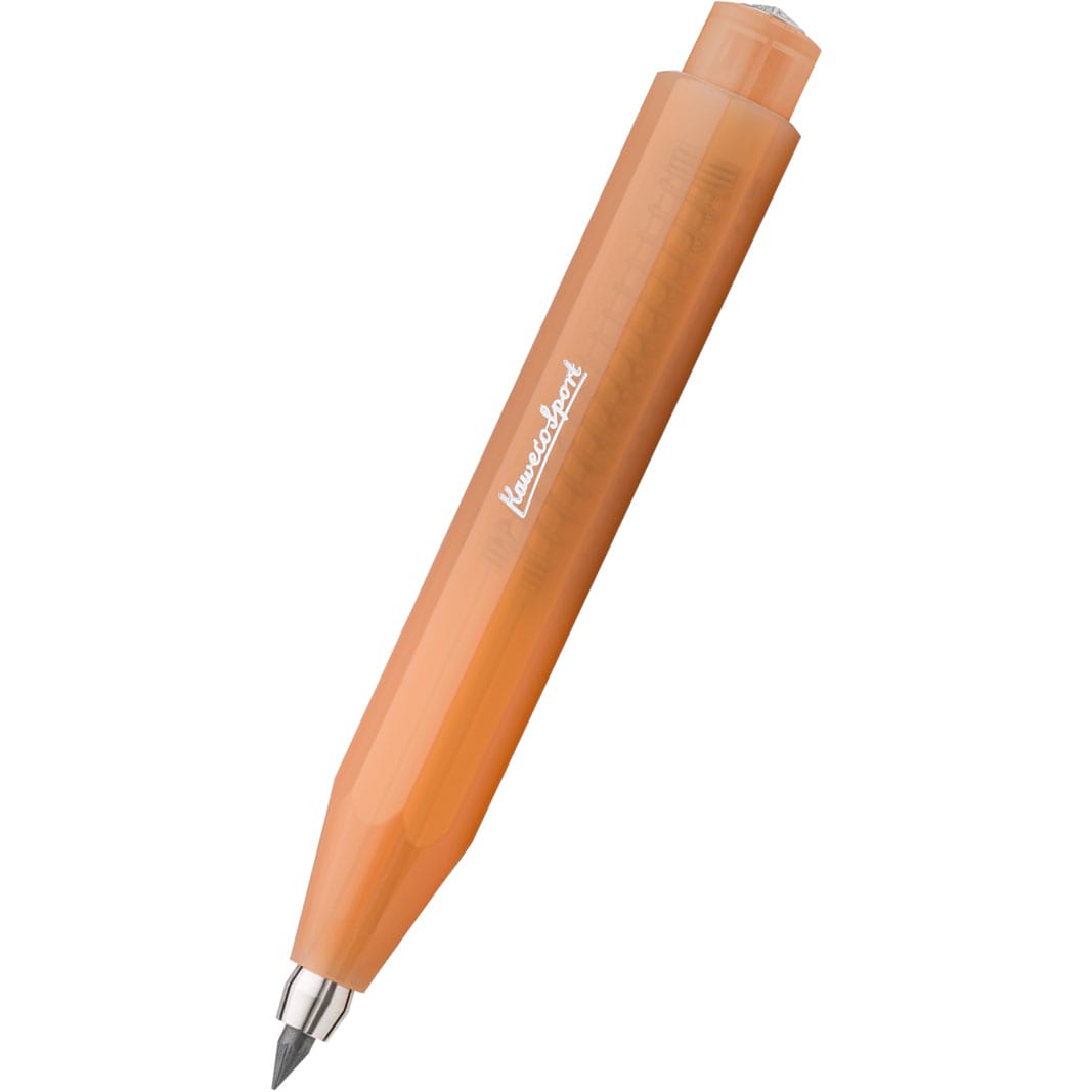 Kaweco Frosted Sport Clutch Pencil - Soft Mandarin - 3.2 mm Lead - Pen Boutique Ltd