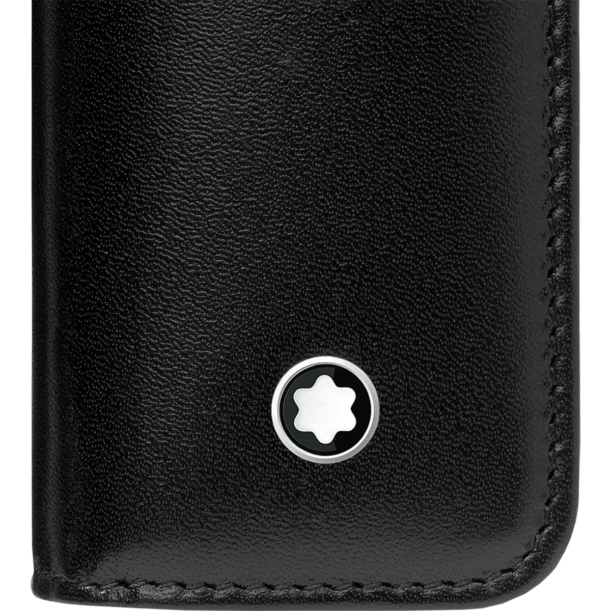 Montblanc Meisterstuck Pen Pouch - Black (Zipper Closure) - Pen Boutique Ltd