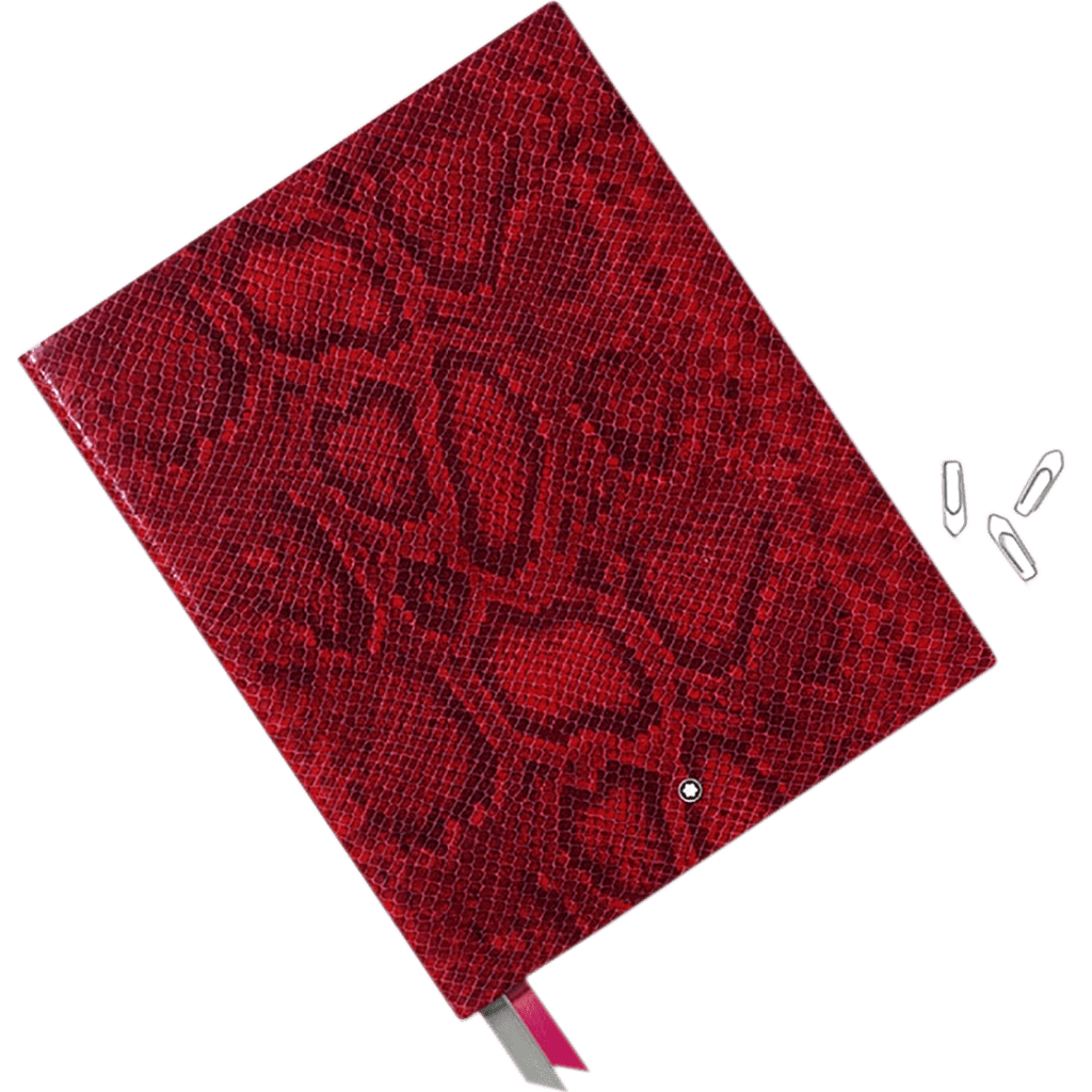 Montblanc Notebook - 149 Python Print - Cayenne - Lined - Pen Boutique Ltd