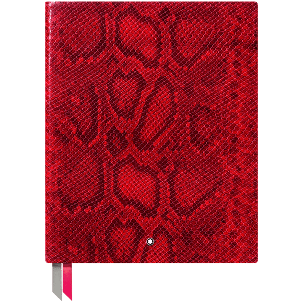 Montblanc Notebook - 149 Python Print - Cayenne - Lined - Pen Boutique Ltd