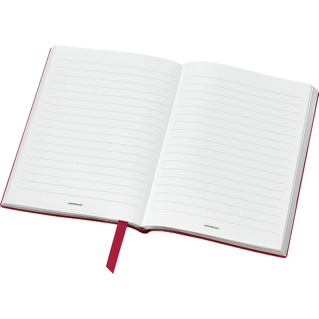 Montblanc Notebook - 146 Carmine Red - Lined - Pen Boutique Ltd