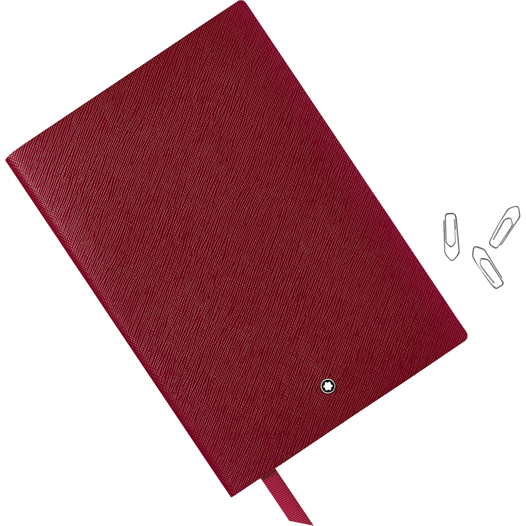 Montblanc Notebook - 146 Carmine Red - Lined - Pen Boutique Ltd
