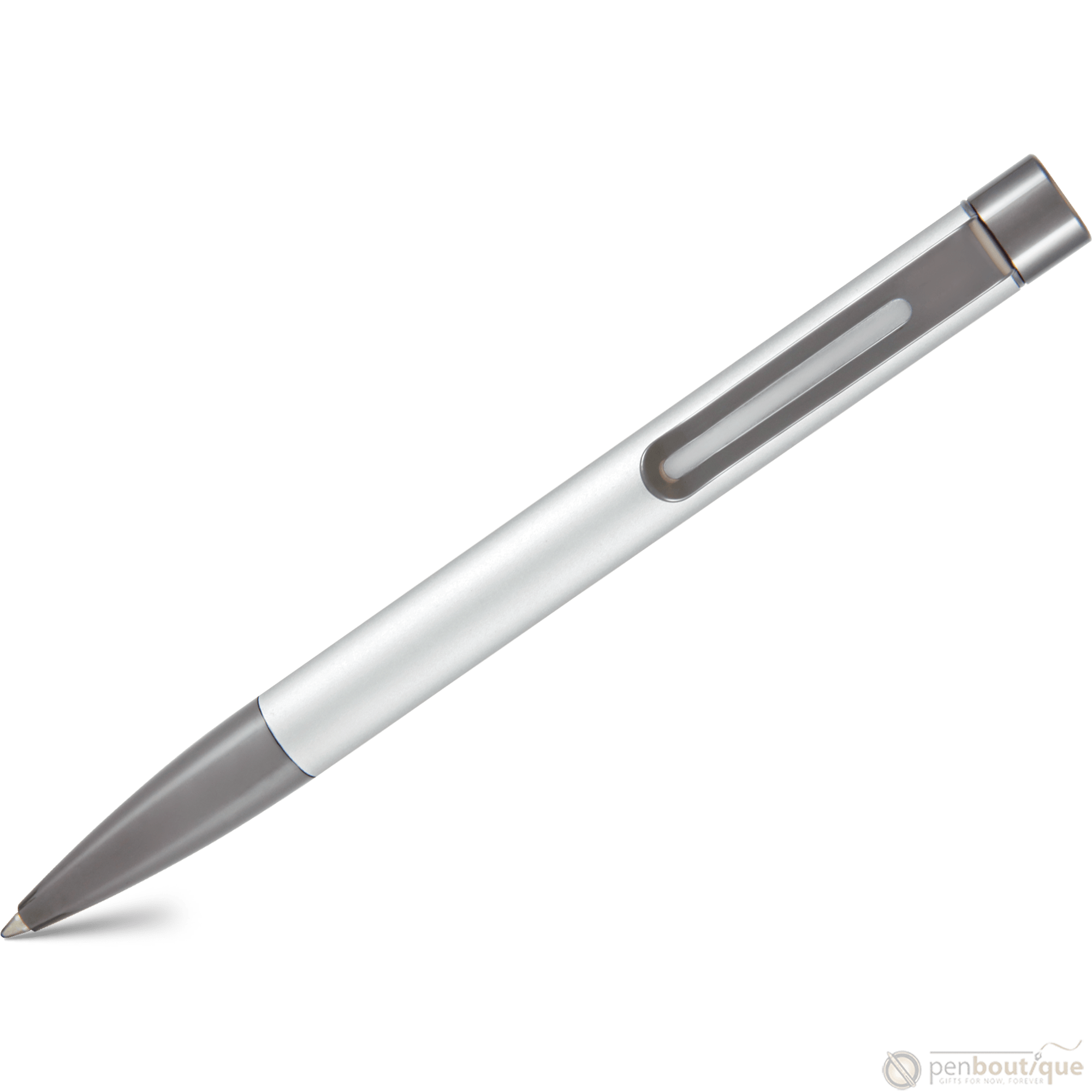 Monteverde Ritma Ballpoint Pen - Silver - Pen Boutique Ltd