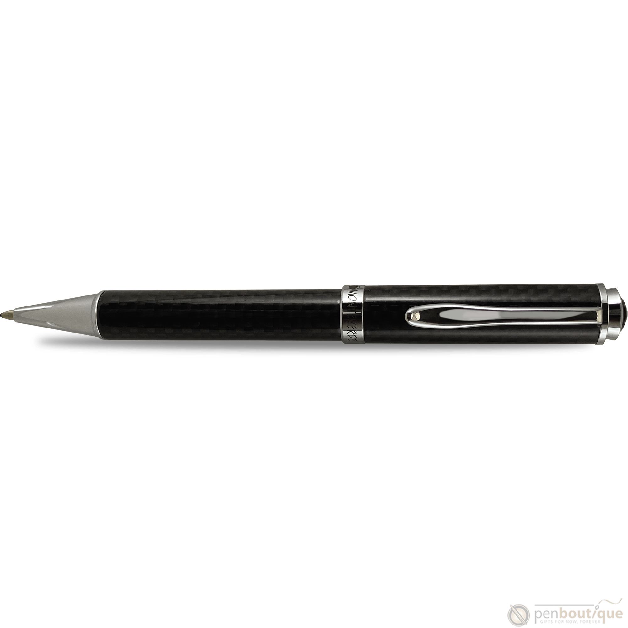 Monteverde Innova Ballpoint Pen - Black - Chrome Trim (20th Anniversary) - Pen Boutique Ltd