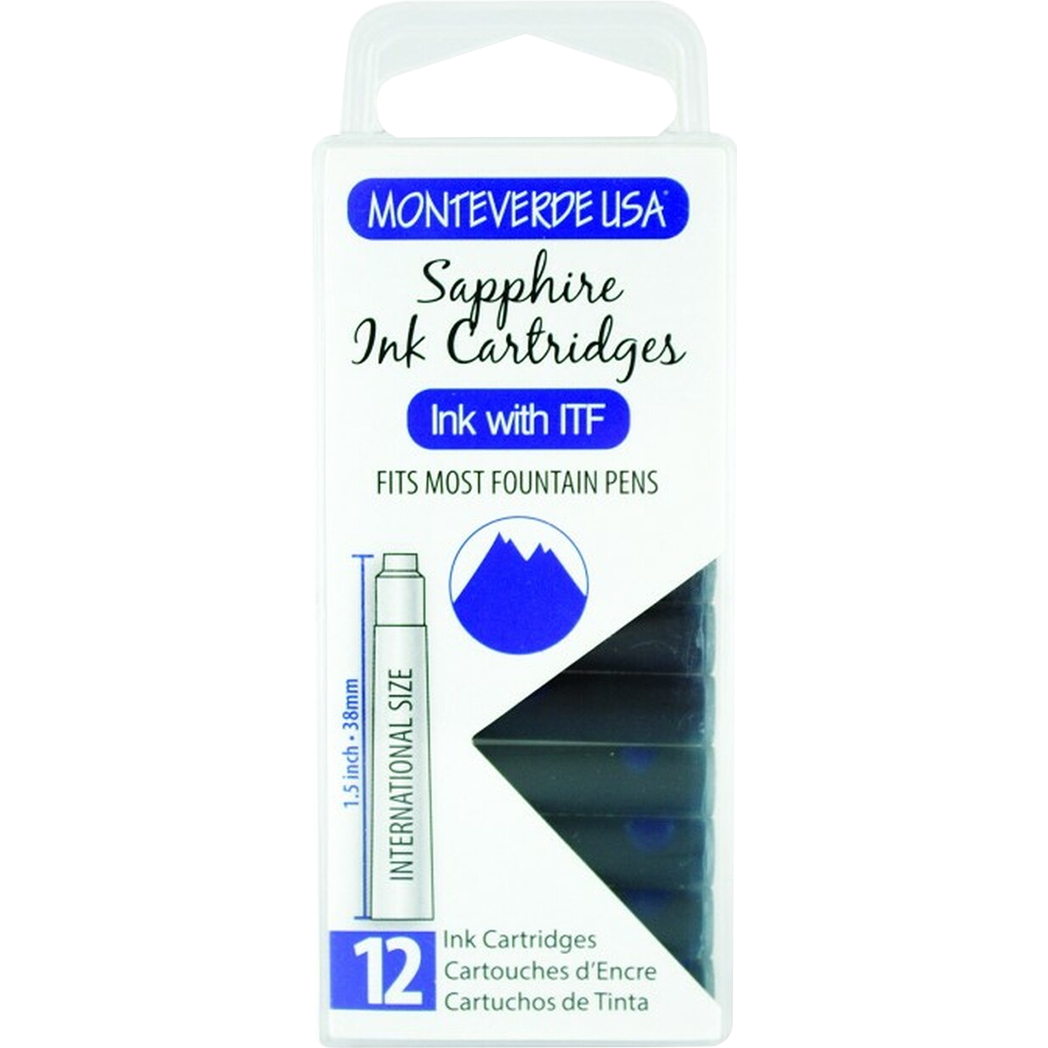 Monteverde Sapphire - Ink Cartridges-Pen Boutique Ltd