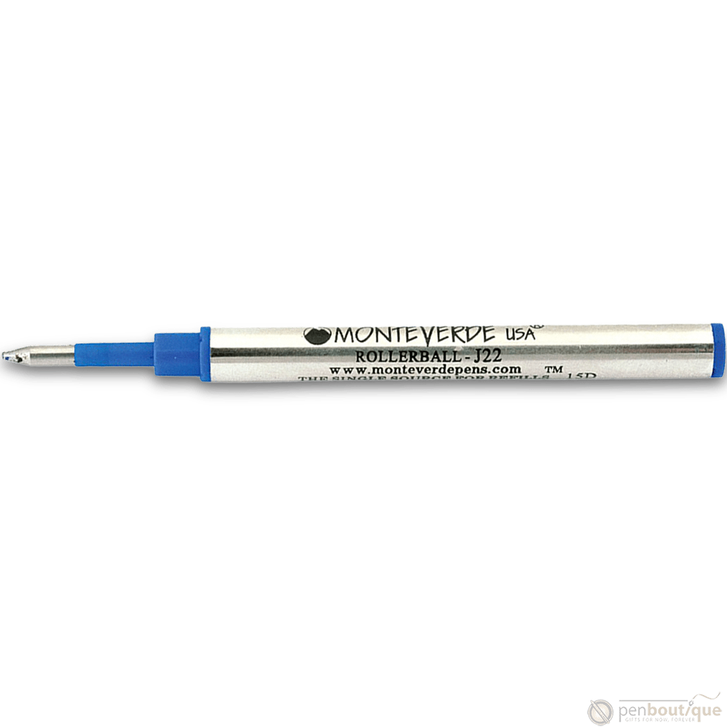 Monteverde Rollerball refill to fit Mini Jewelria - Blue Fine 2 per pack - Pen Boutique Ltd