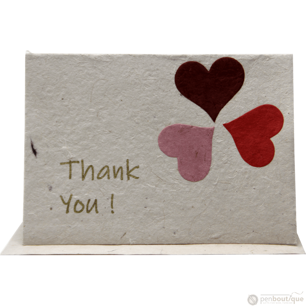 Monk Paper Thank You Note with Rose Petal Envelope - pack of 12 - Pen Boutique Ltd