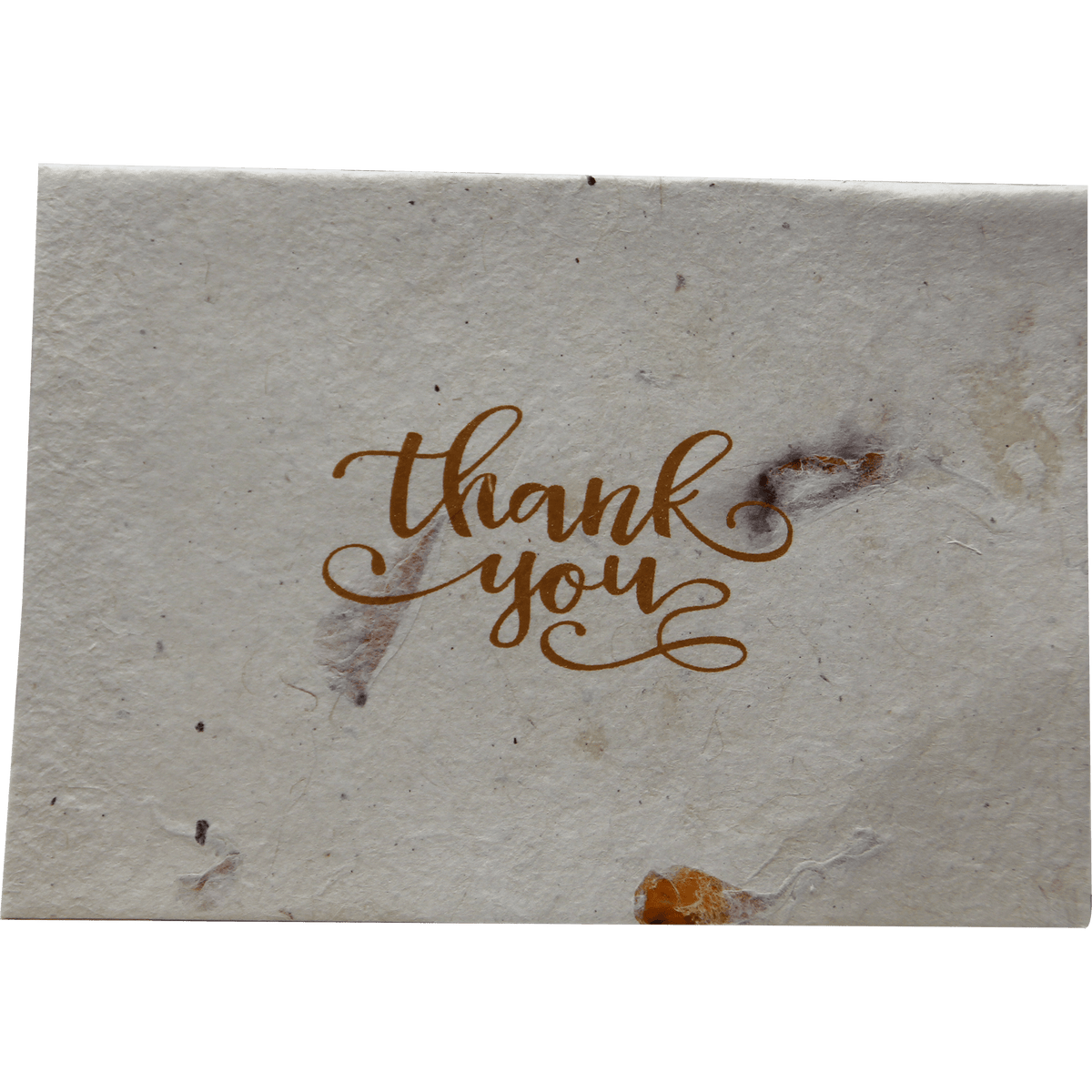 Monk Paper Thank You Note with Hemp design Envelope - pack of 12 - Pen Boutique Ltd