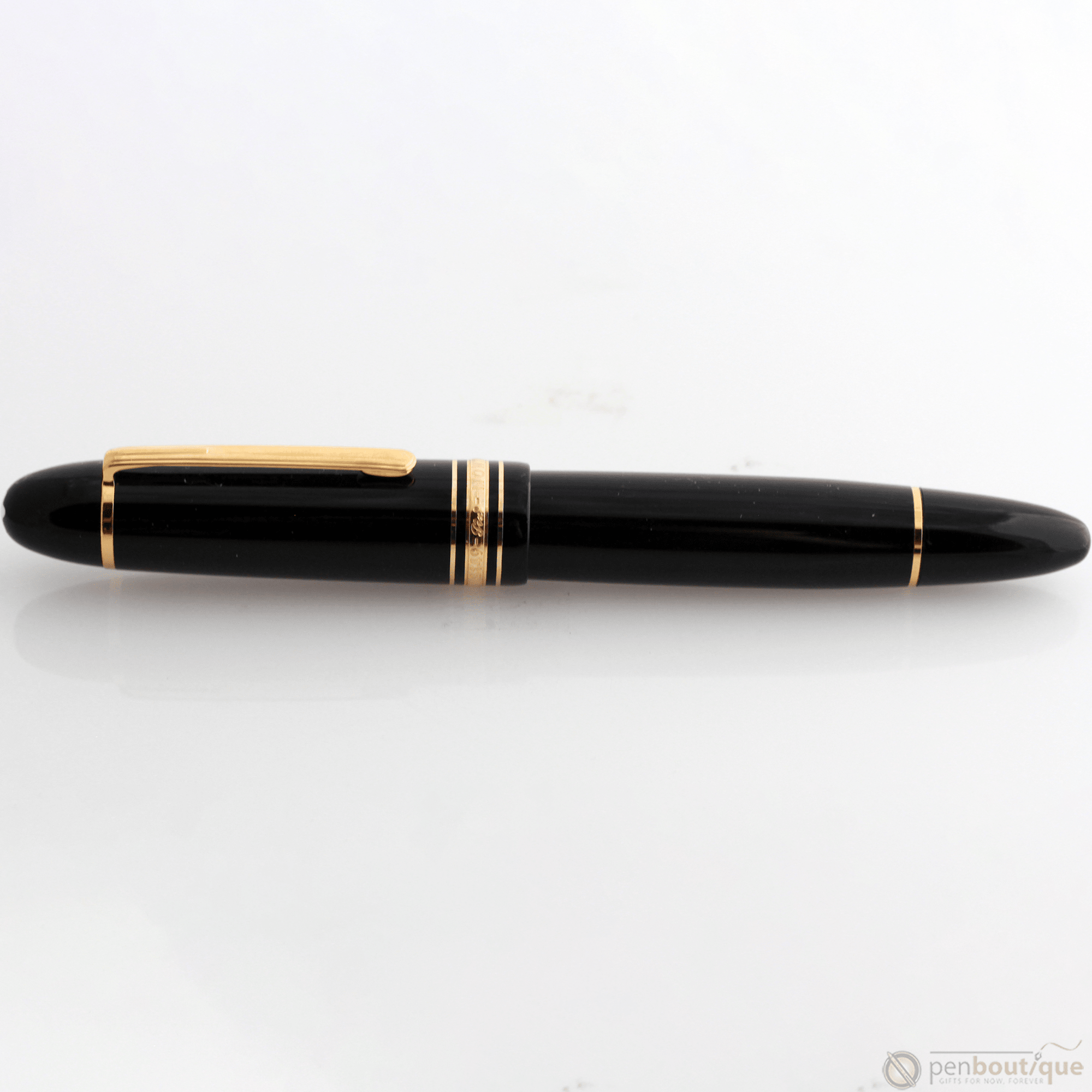 Montblanc Meisterstuck Fountain Pen - 149 Black - Gold Trim - Pen Boutique Ltd