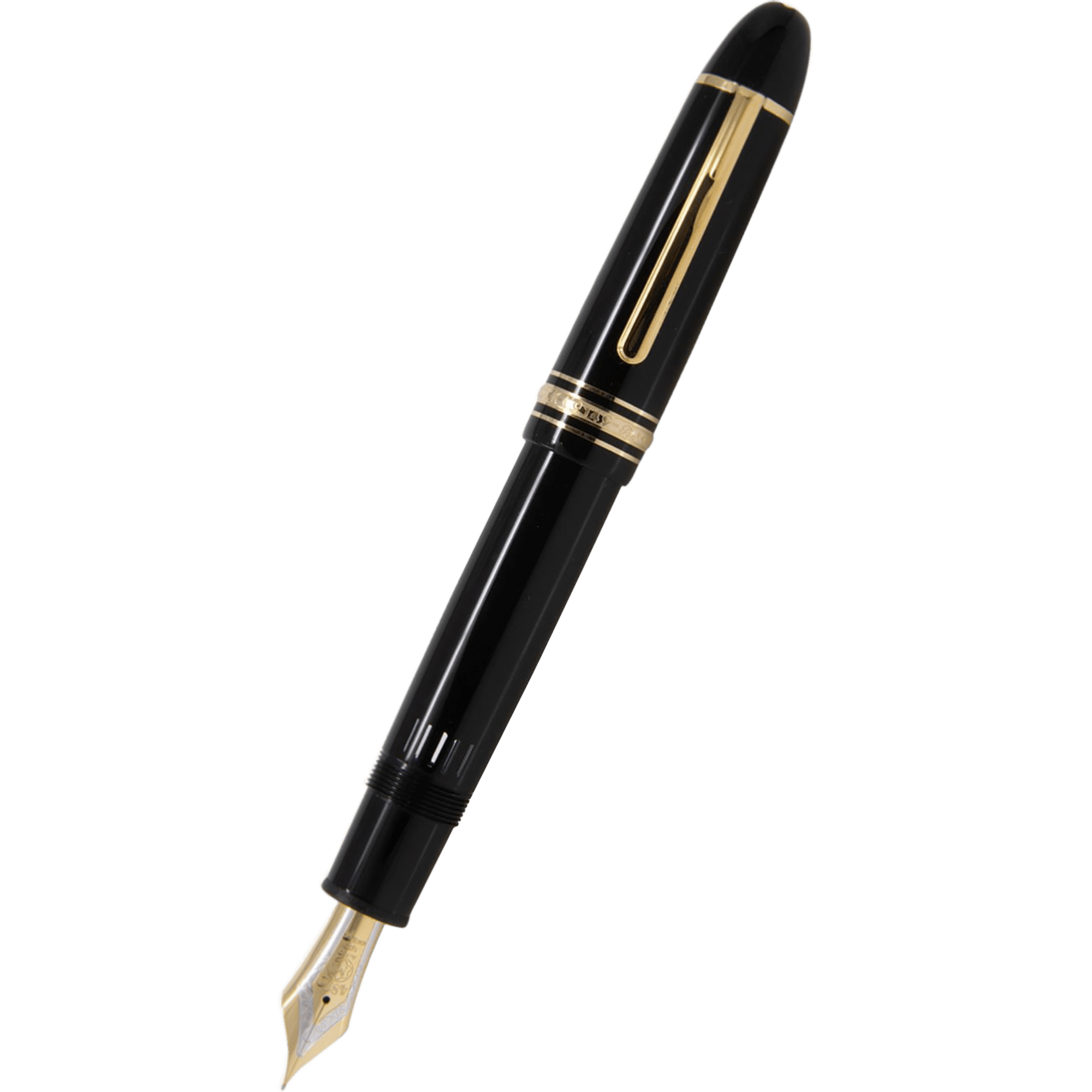 Montblanc Meisterstuck Fountain Pen - 149 Black - Gold Trim - Pen Boutique Ltd
