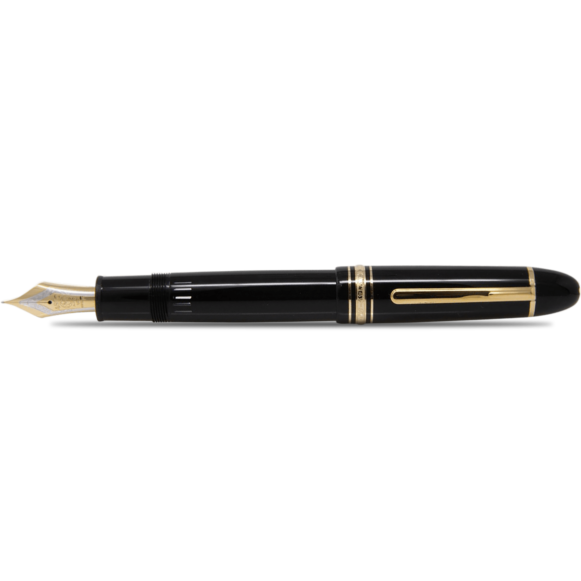 Montblanc Meisterstuck Fountain Pen - 149 Black - Gold Trim - Pen Boutique Ltd