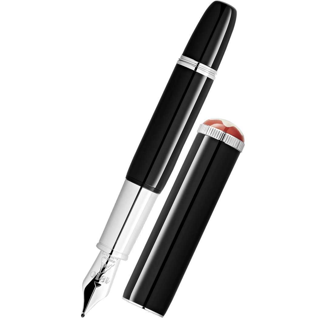 Montblanc Heritage Fountain Pen - Rouge & Noir - Baby Black (Special Edition) - Pen Boutique Ltd
