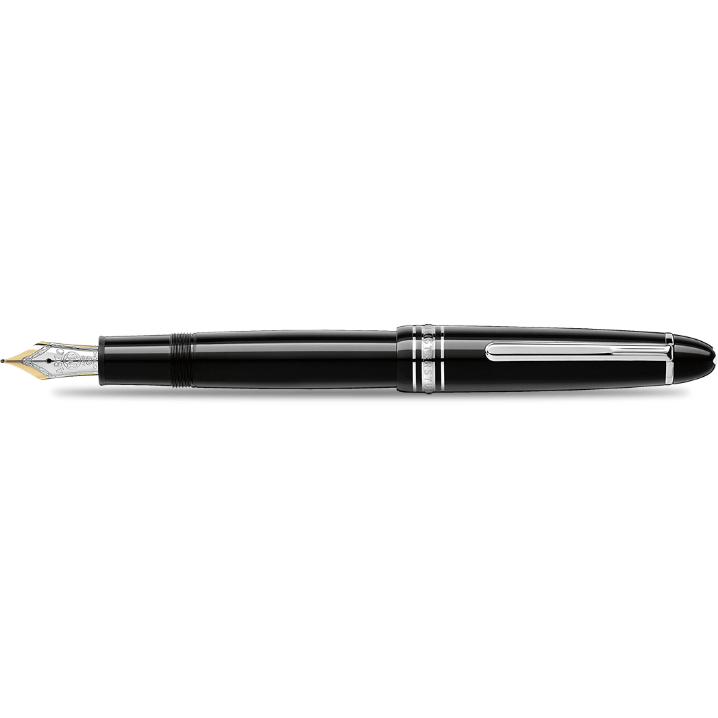 Montblanc Meisterstuck Fountain Pen - Black - Platinum Trim - Legrand - TRAVELLER - Pen Boutique Ltd